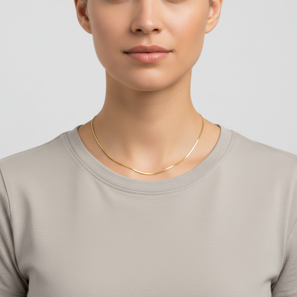 10K Yellow Gold 18" Snake Chain