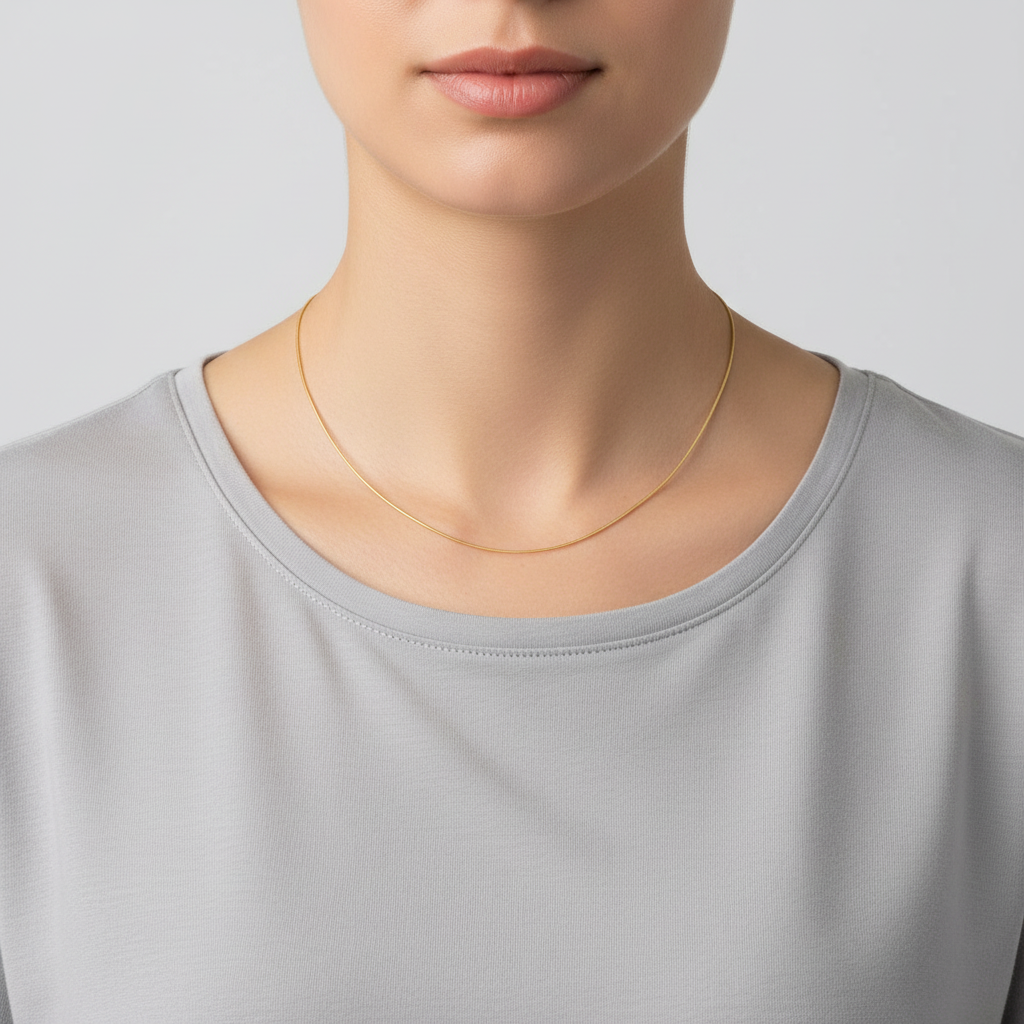 14K Yellow Gold 16" Snake Chain