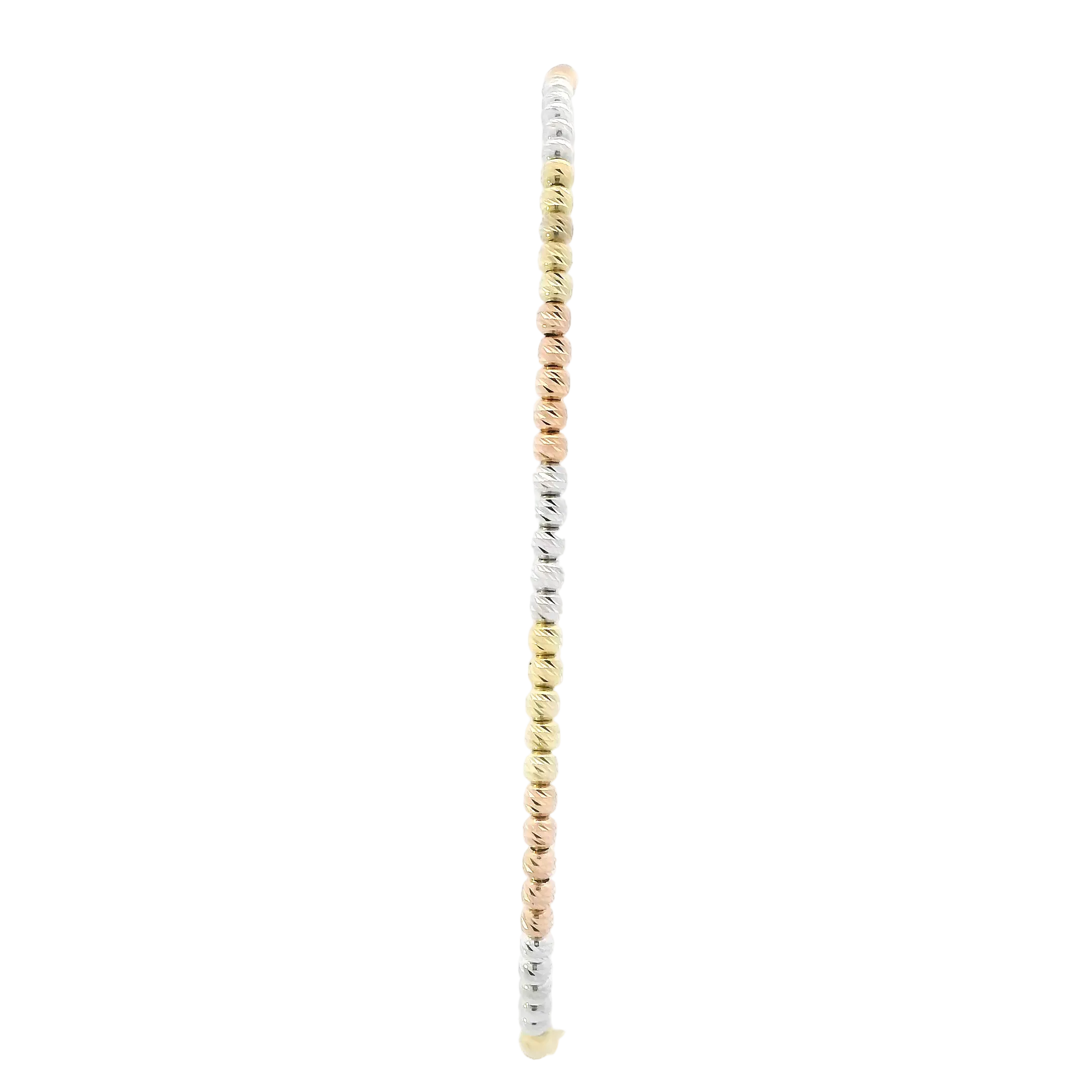 14K Tri Color Gold 8