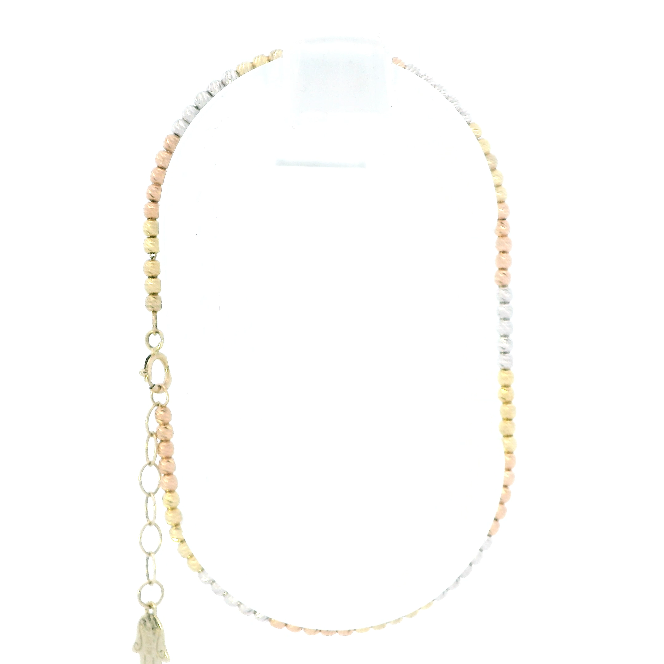 14K Tri Color Gold 8