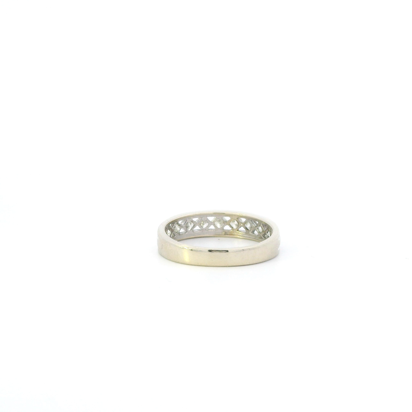 14K White Gold Diamond Womens Ring - 0.92ct