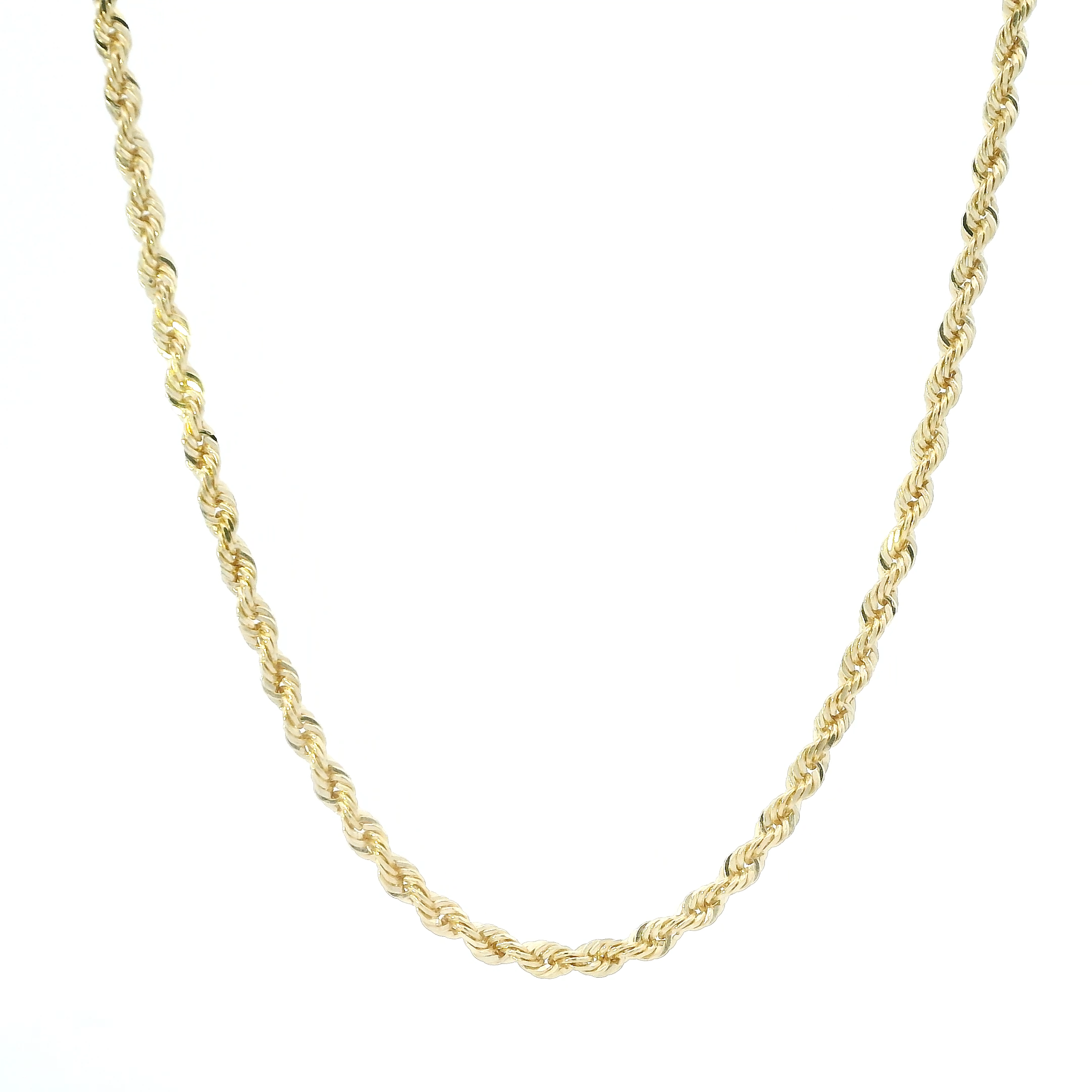 14K Yellow Gold 24' Rope Chain