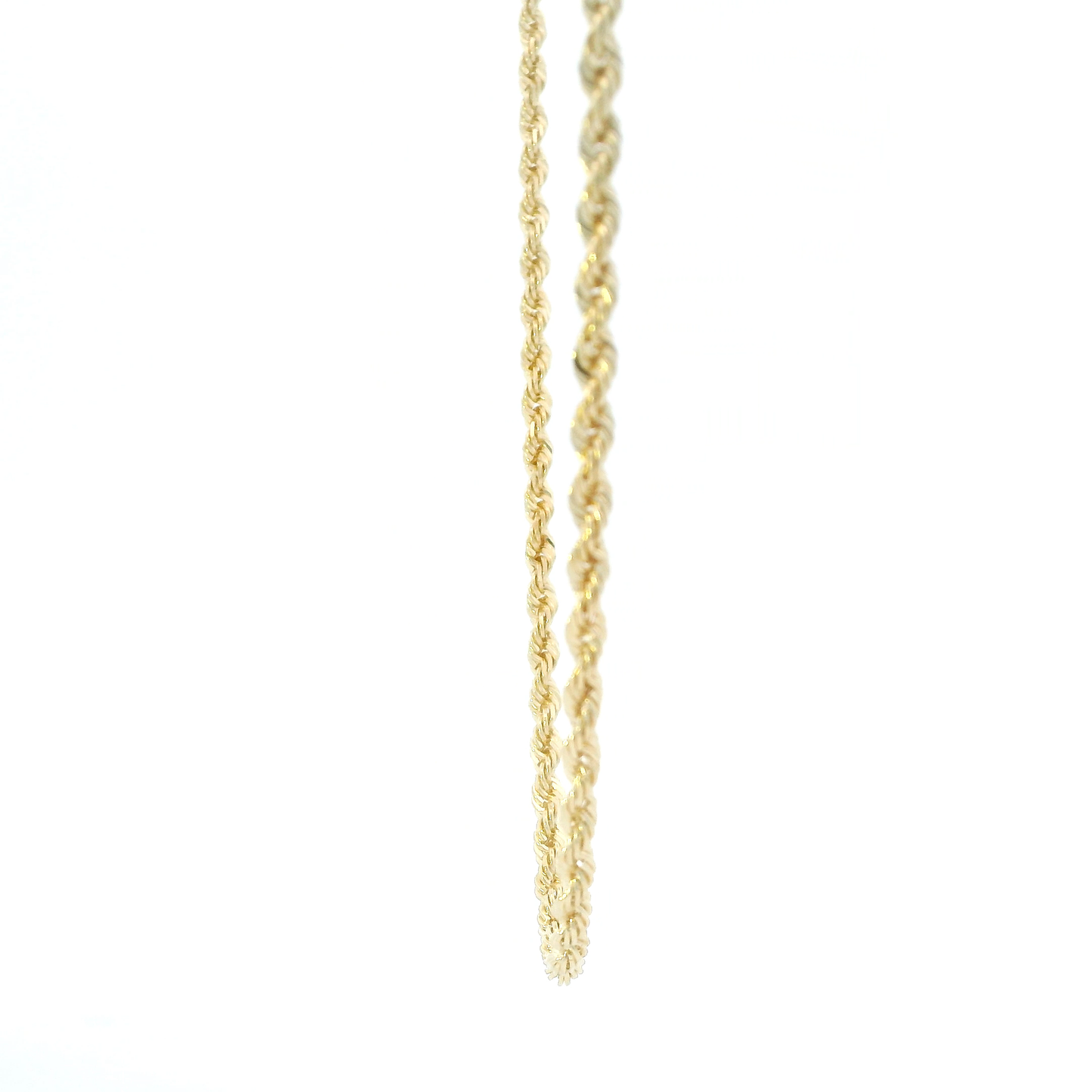 14K Yellow Gold 24' Rope Chain