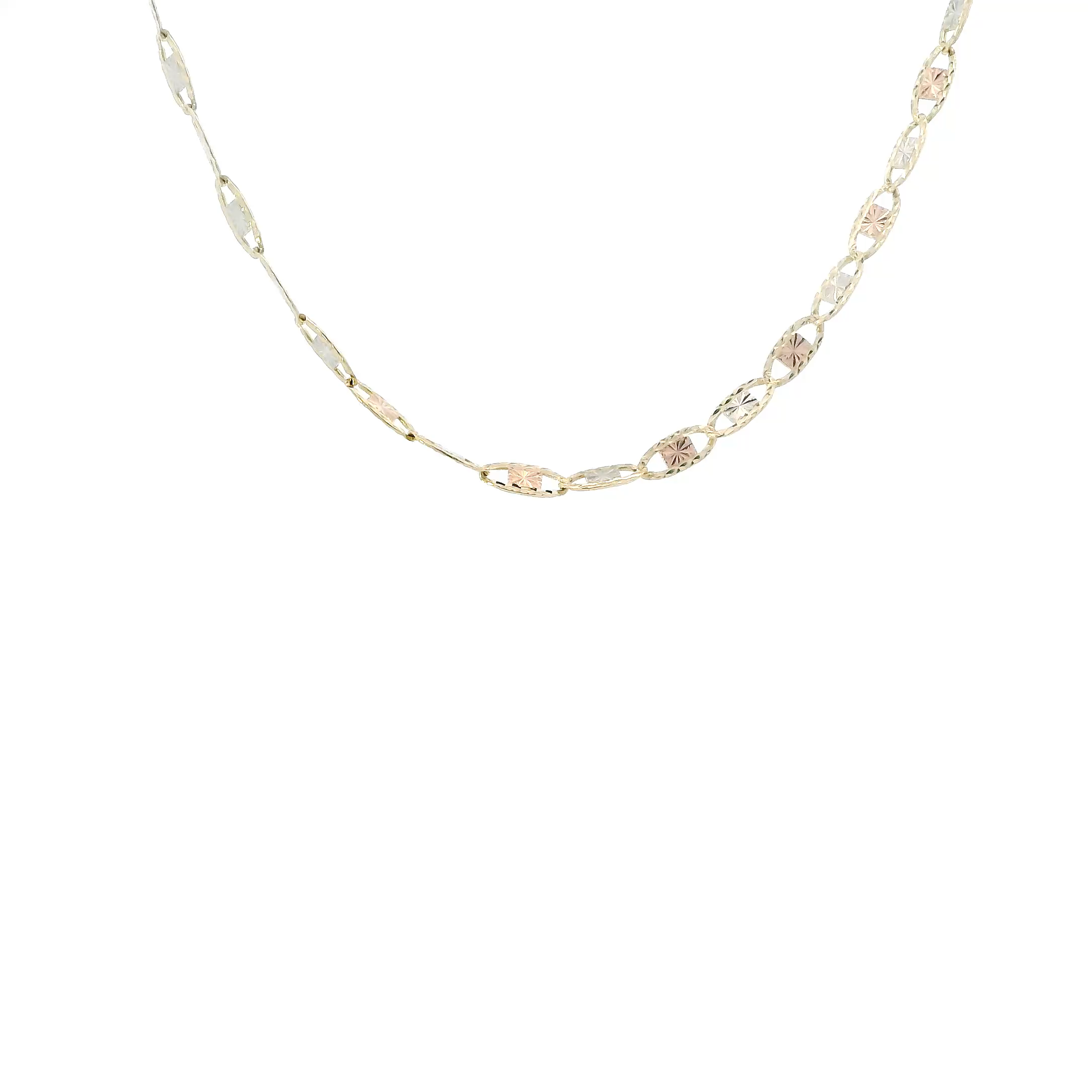 14K Tri Color Gold 19