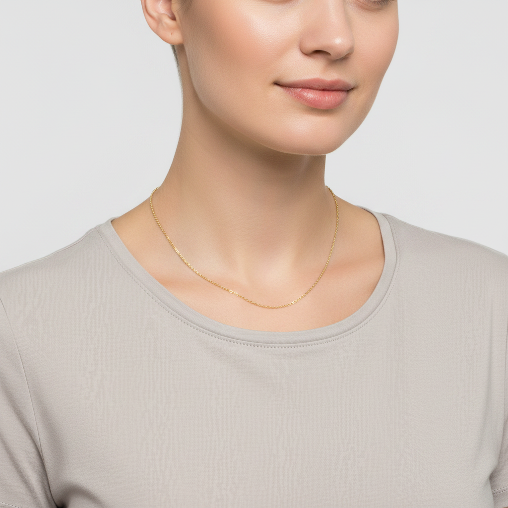 14K Yellow Gold 18" Rolo Chain