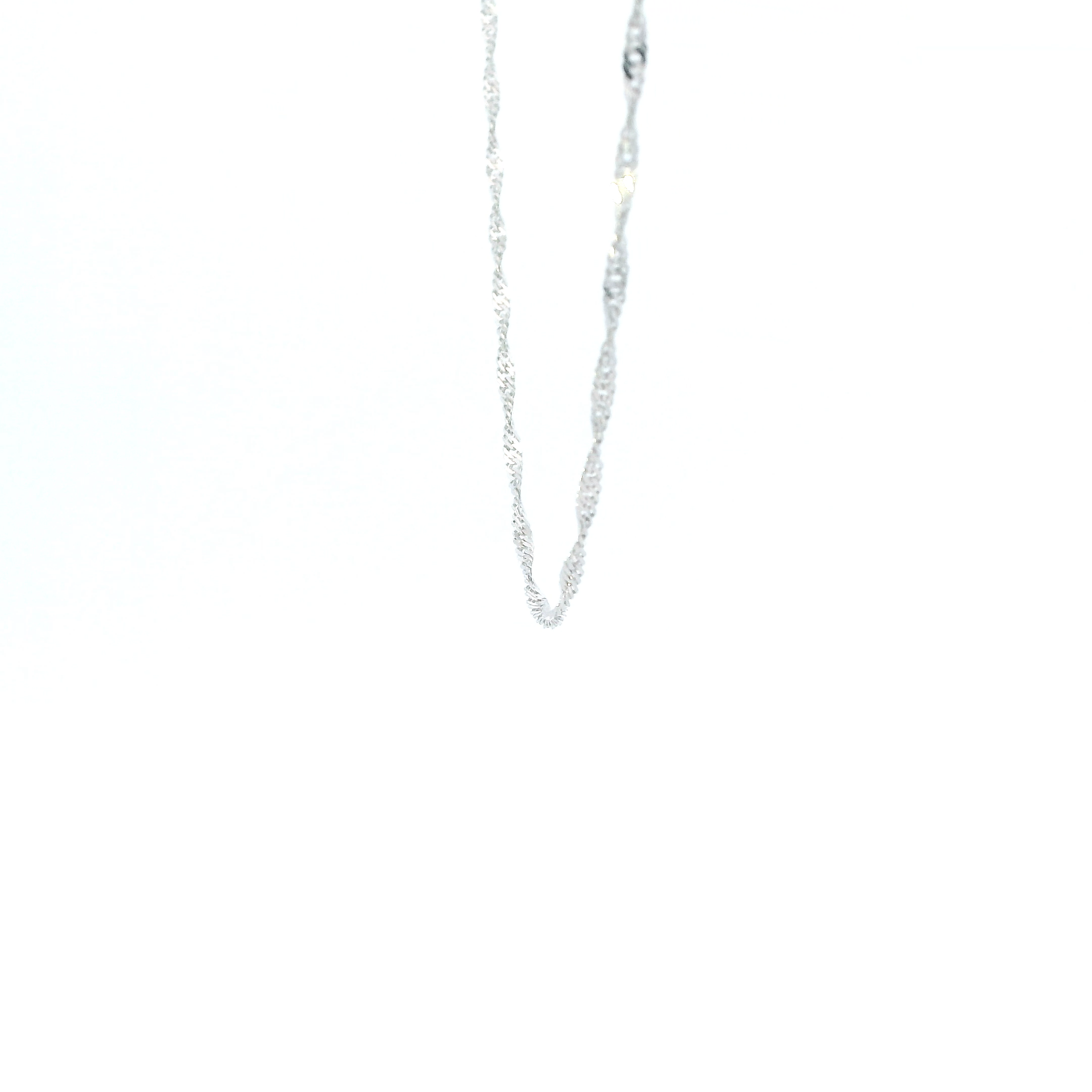 10K White Gold 19.5