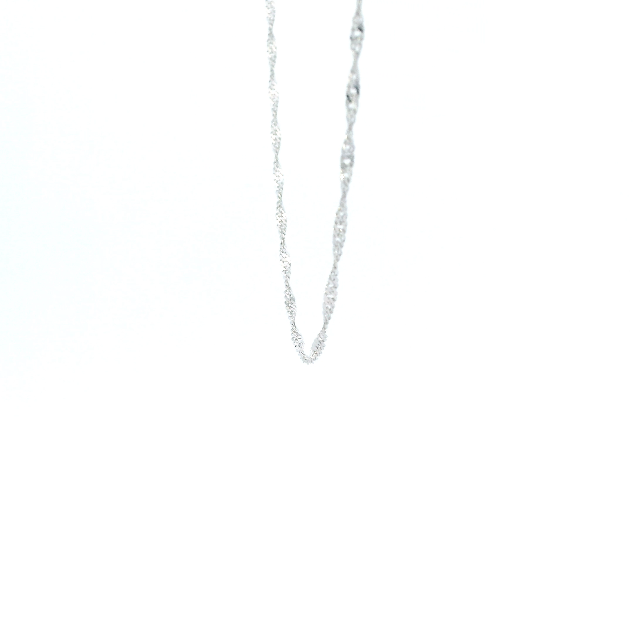 10K White Gold 19.5