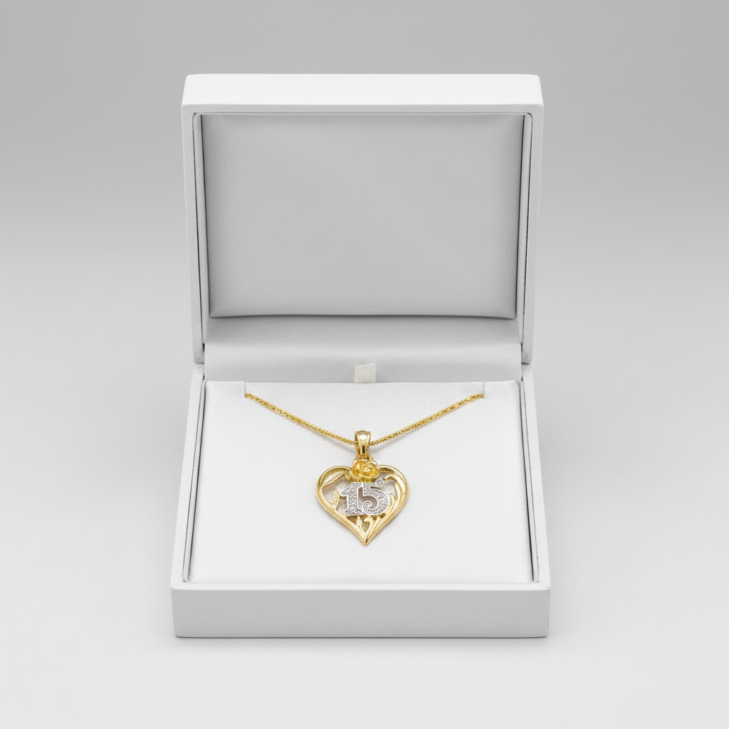 14K Yellow & White Gold 