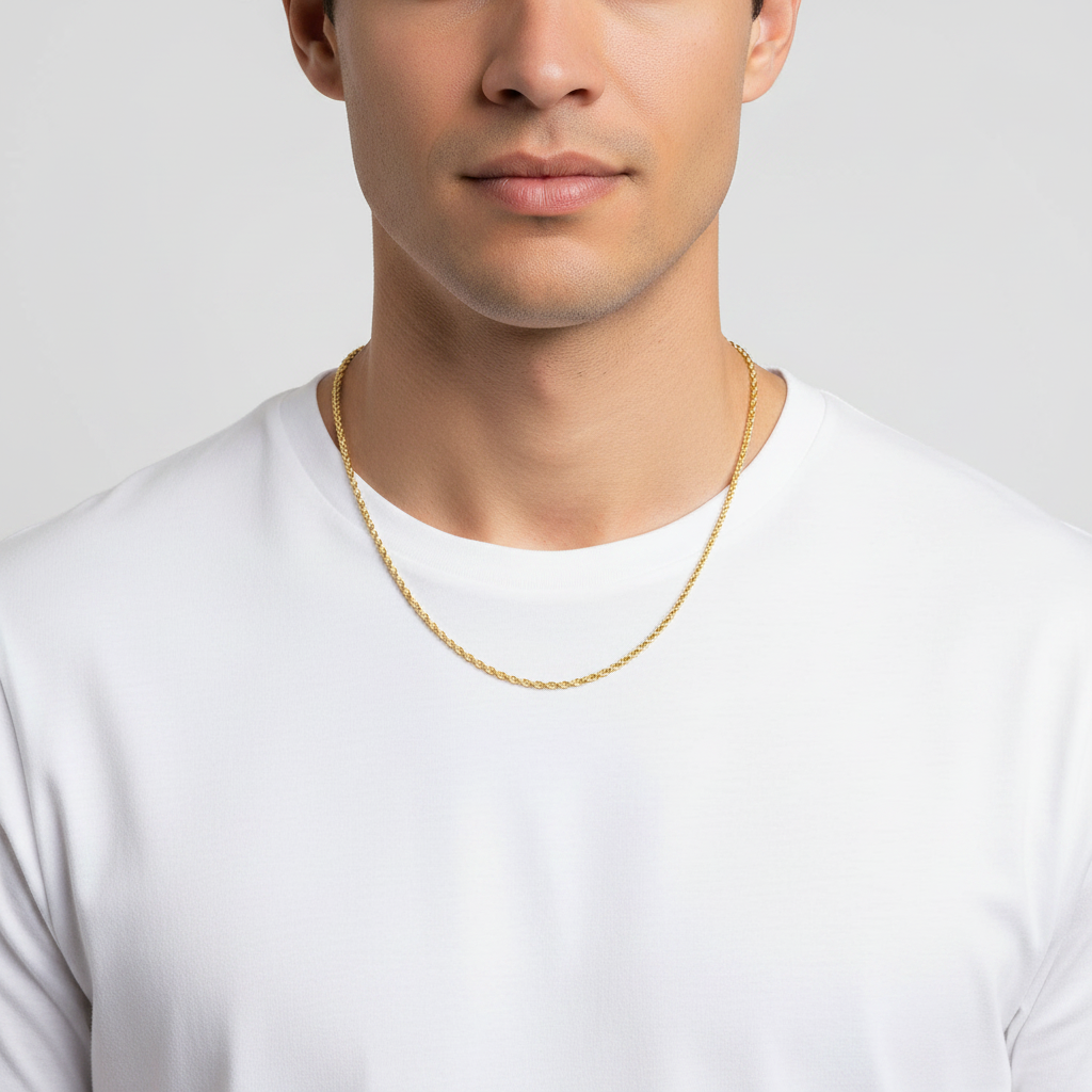 14K Yellow Gold 30" Rope Chain