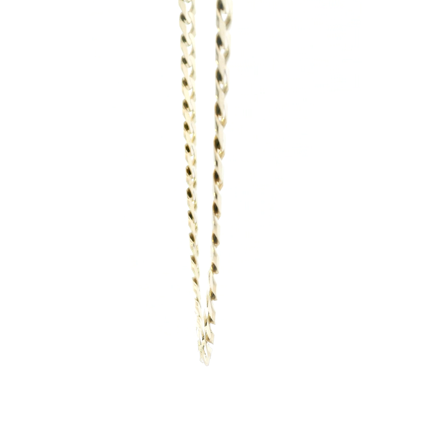 14K Yellow Gold 26" Flat Curb Chain