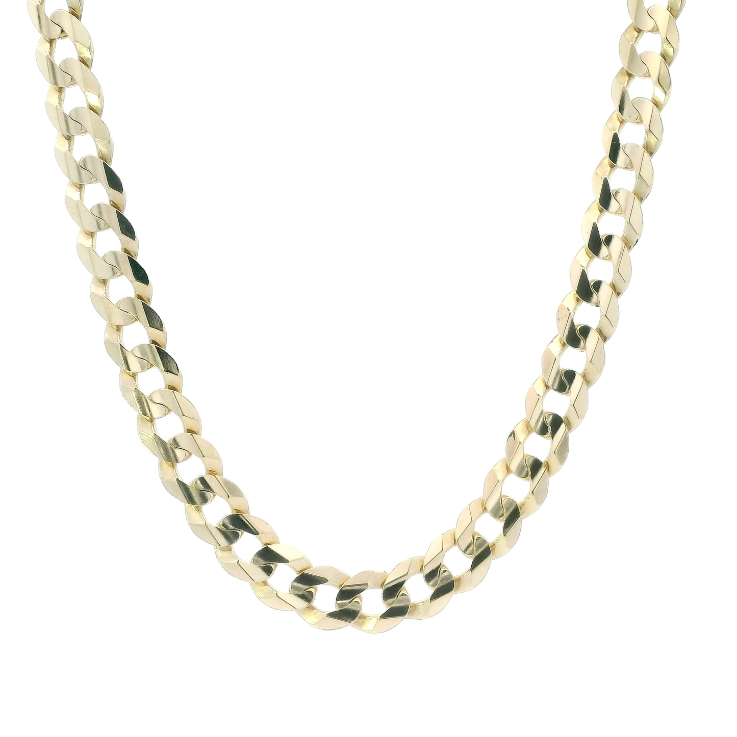 14K Yellow Gold 26" Flat Curb Chain