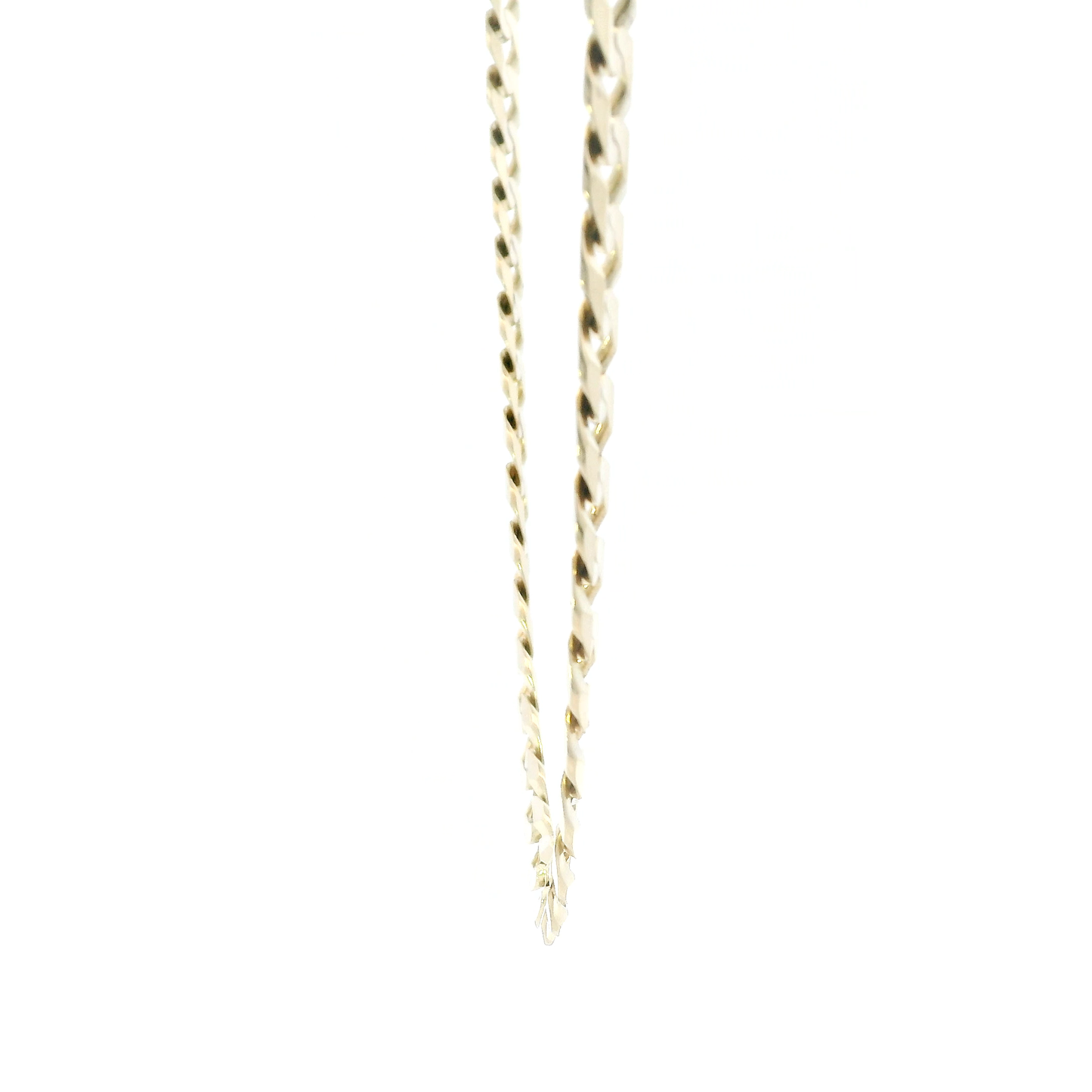14K Yellow Gold 26" Flat Curb Chain