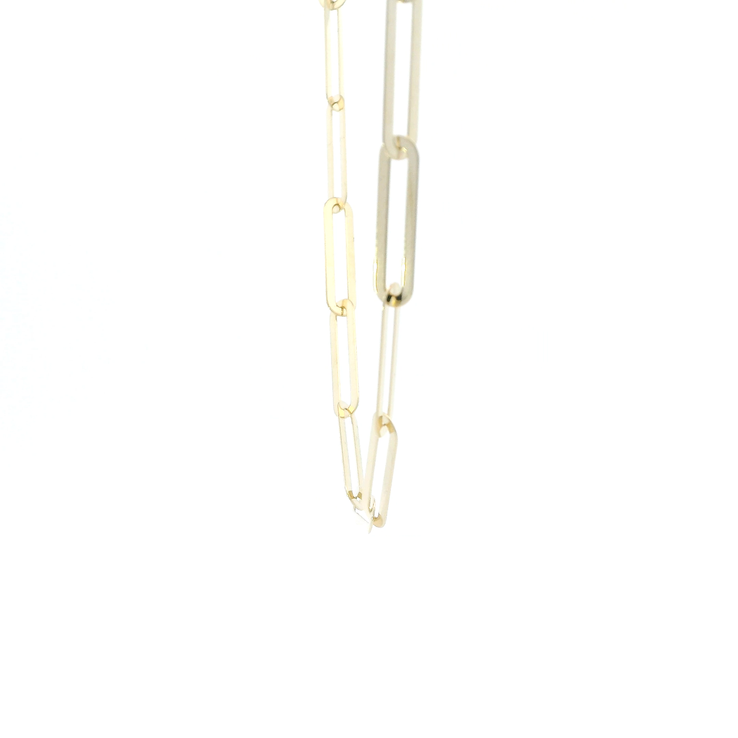 14K Yellow Gold 21" Paperclip Chain
