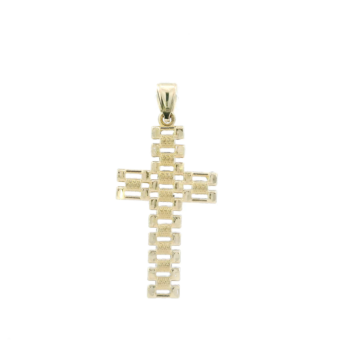 10K Yellow Gold Rolex Cross Pendant
