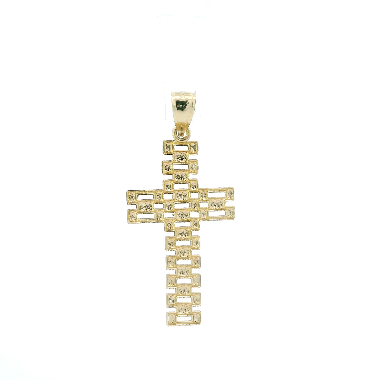 10K Yellow Gold Rolex Cross Pendant