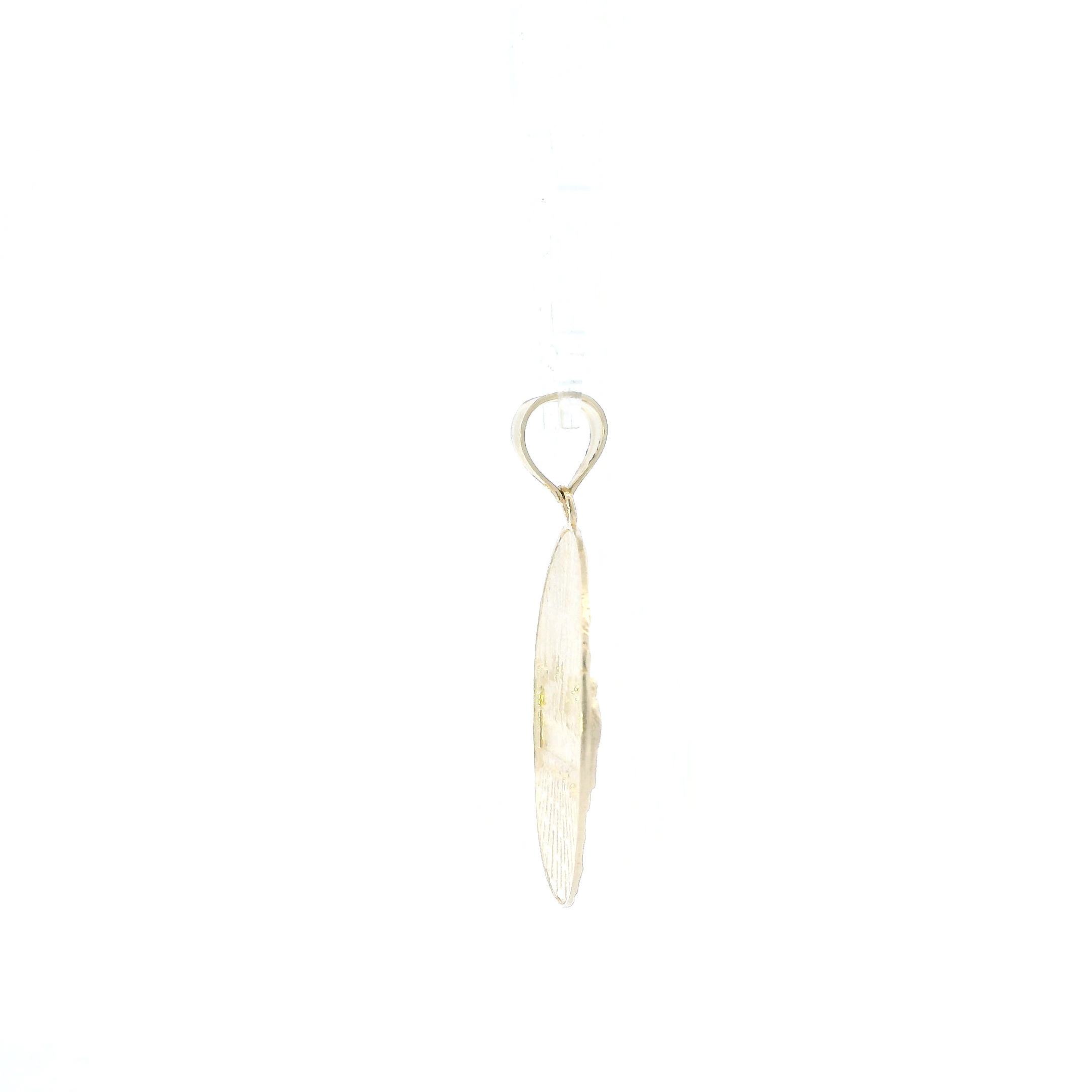 10K Yellow Gold Diamond Cut Last Supper Pendant