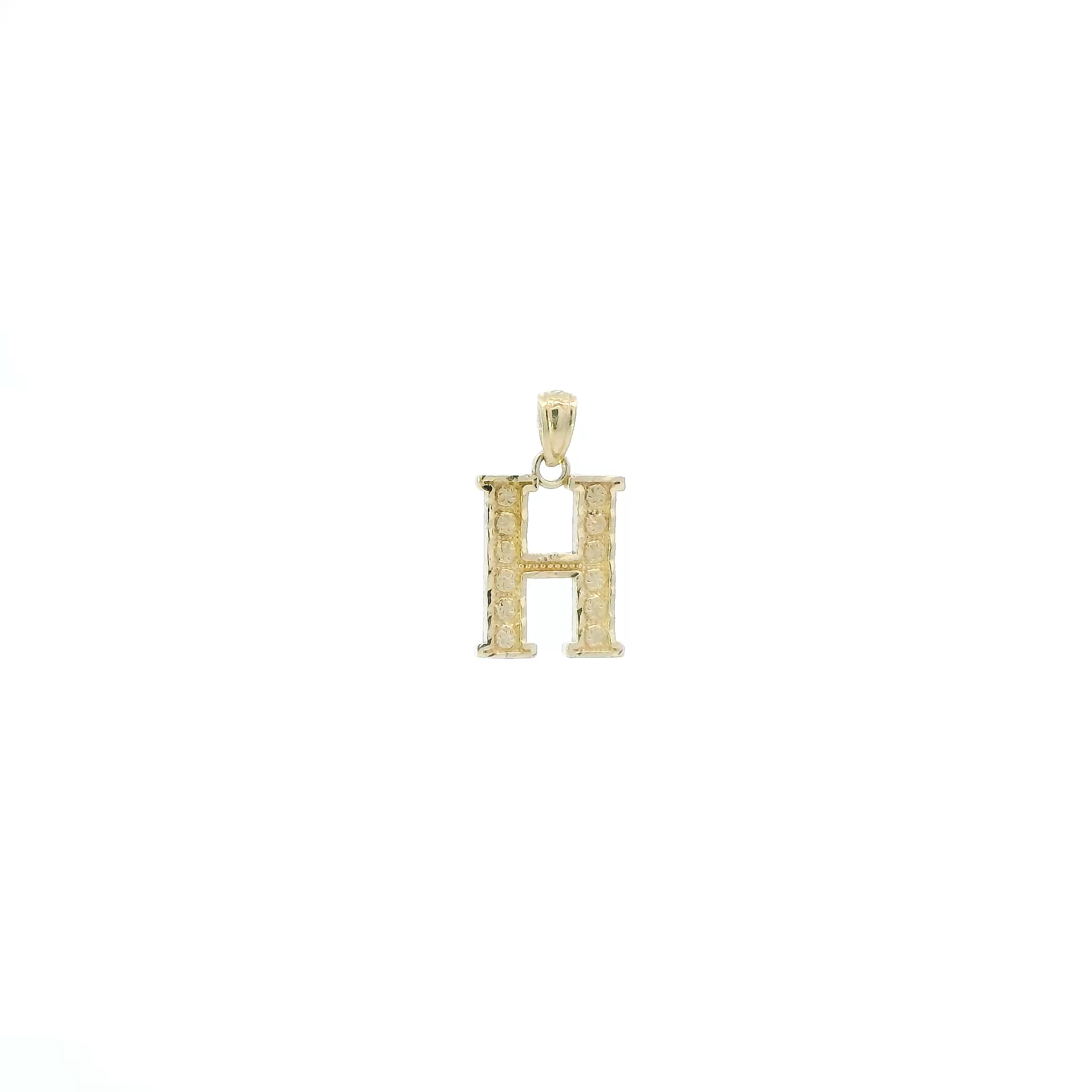 10K Yellow Gold Letter 