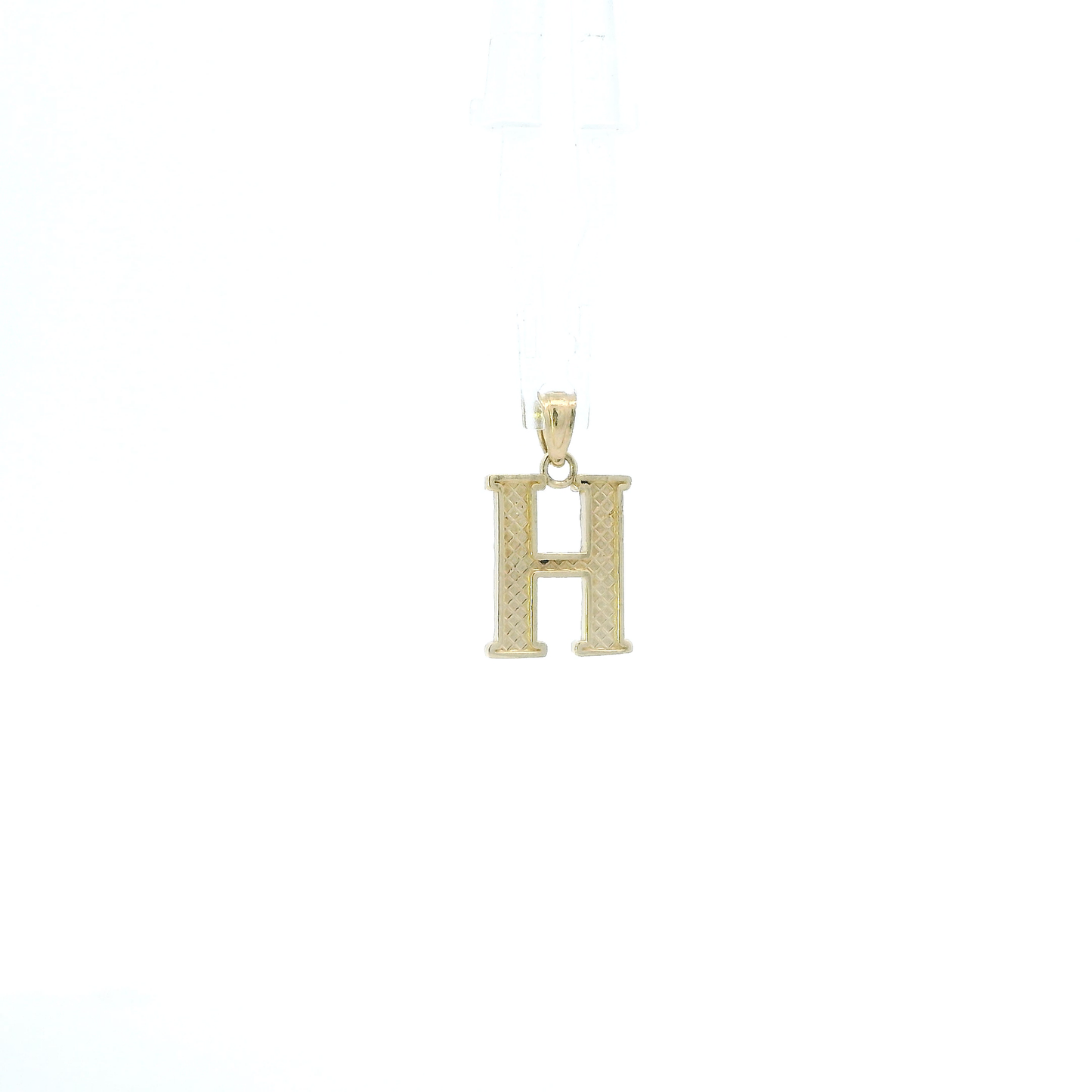10K Yellow Gold Letter "H" Pendant