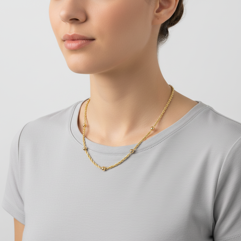 14K Yellow Gold 17