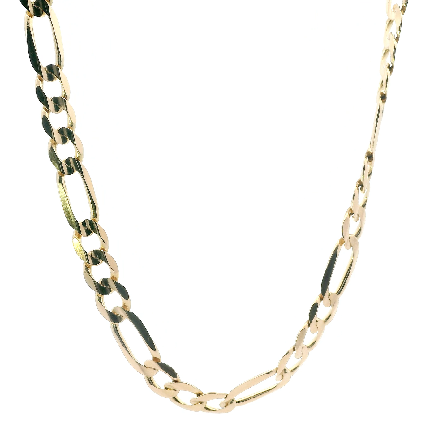 14K Yellow Gold 20" Figaro Chain
