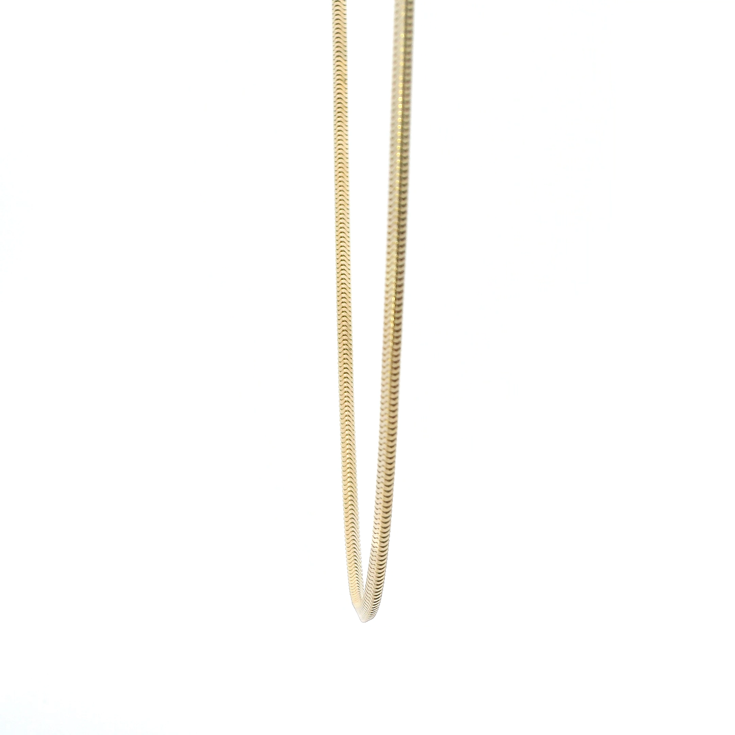 14K Yellow Gold 30" Square Snake Chain