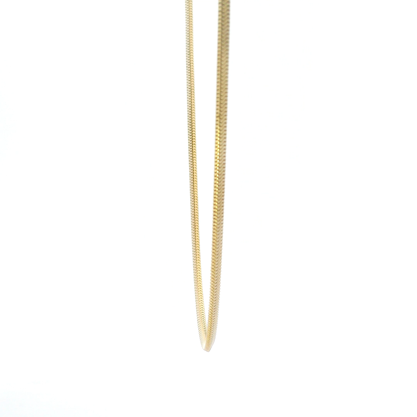 14K Yellow Gold 30" Square Snake Chain