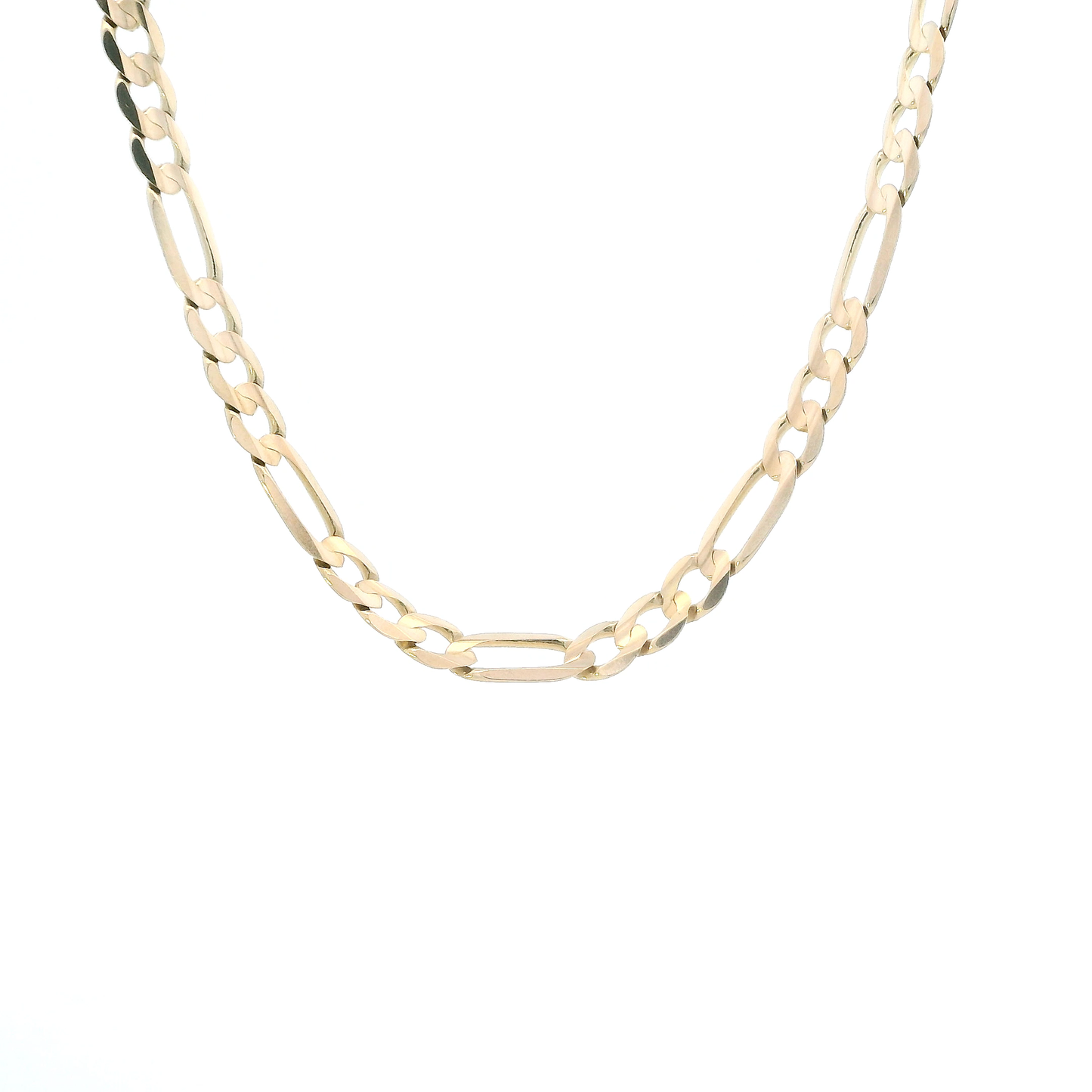 14K Yellow Gold 22" Figaro Chain