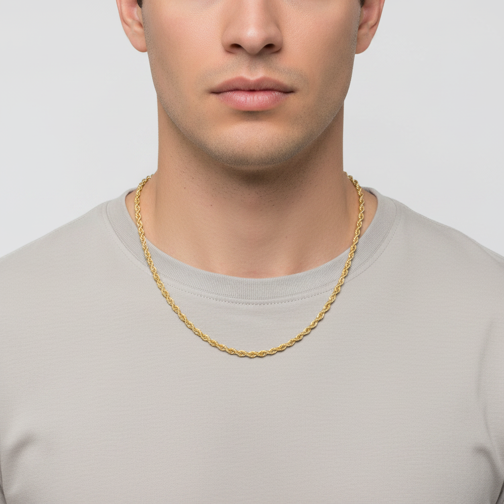14K Yellow Gold 20" Rope Chain