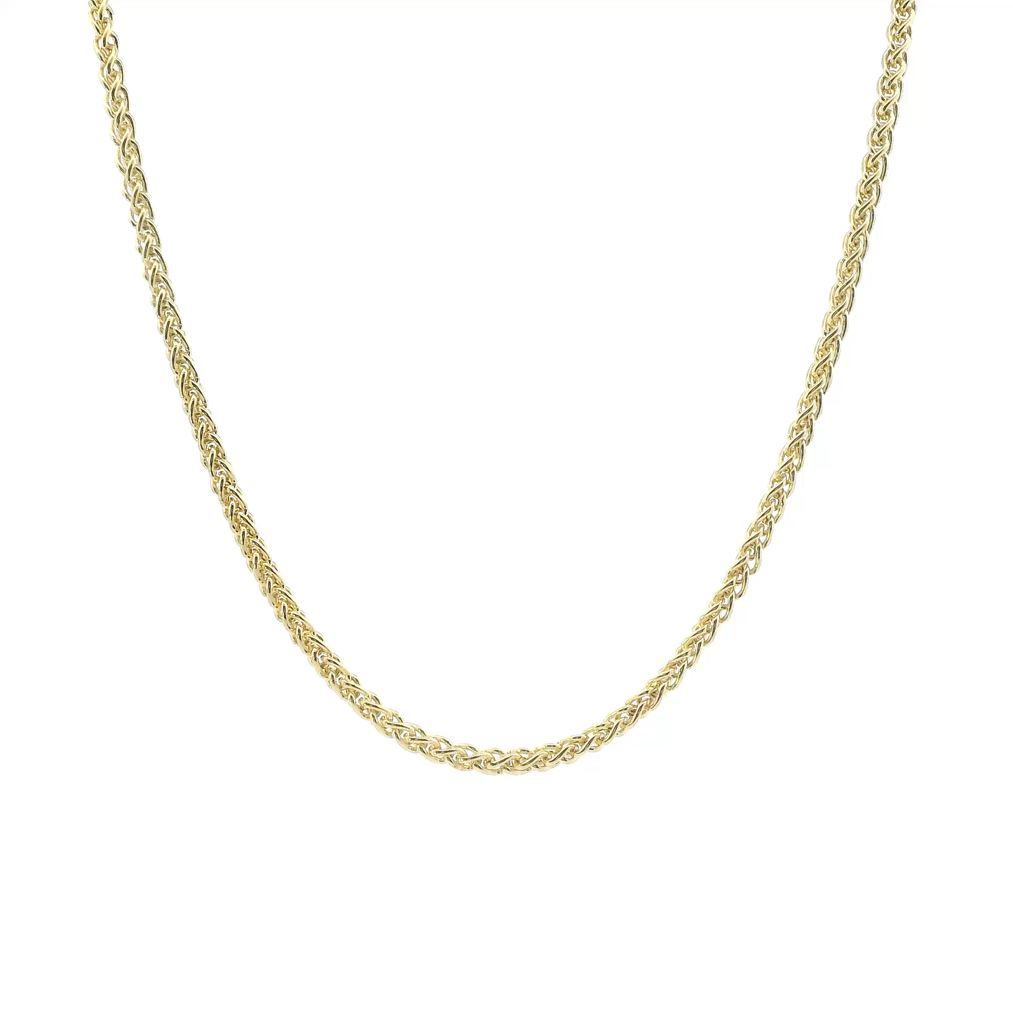 10K Yellow Gold 18" Wheat Chain