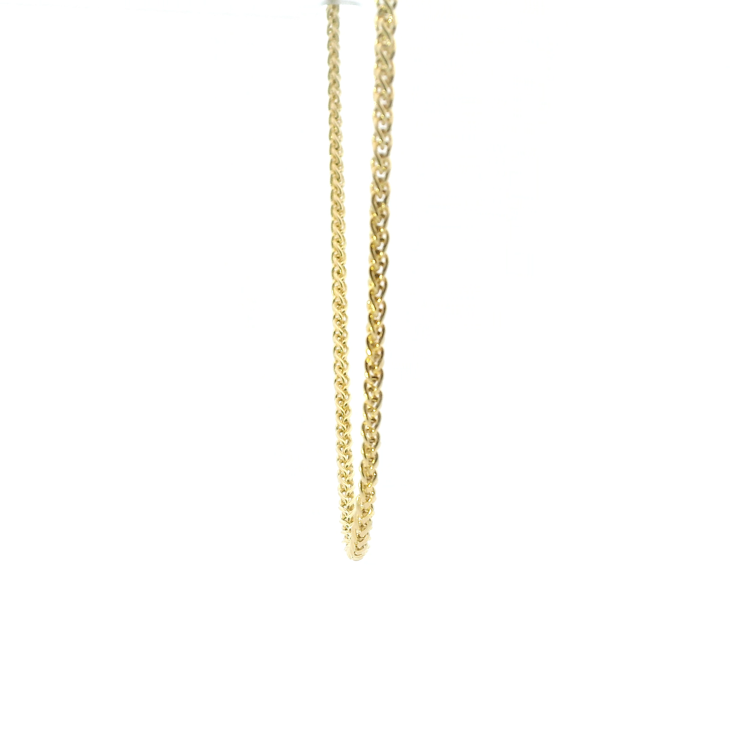 10K Yellow Gold 18" Wheat Chain
