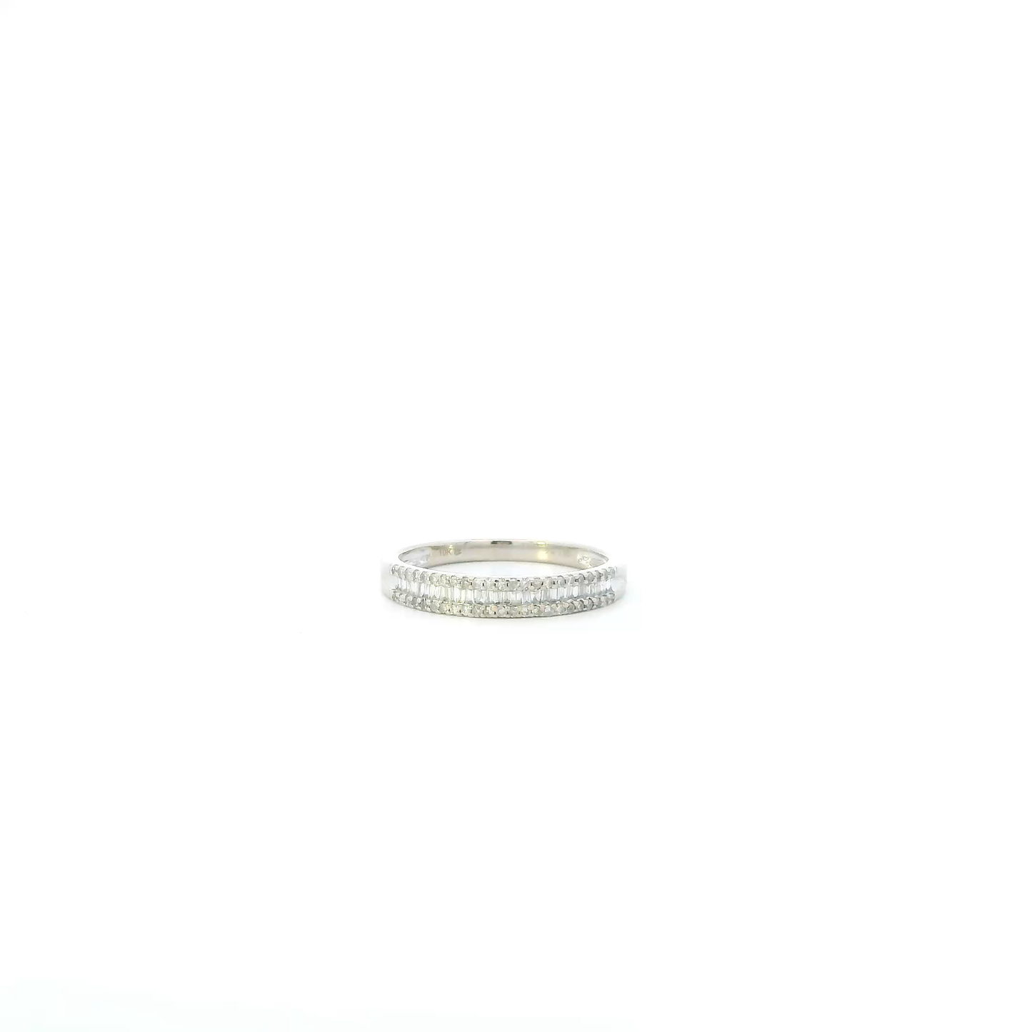 10K White Gold Diamond Womens Ring - 0.25ct
