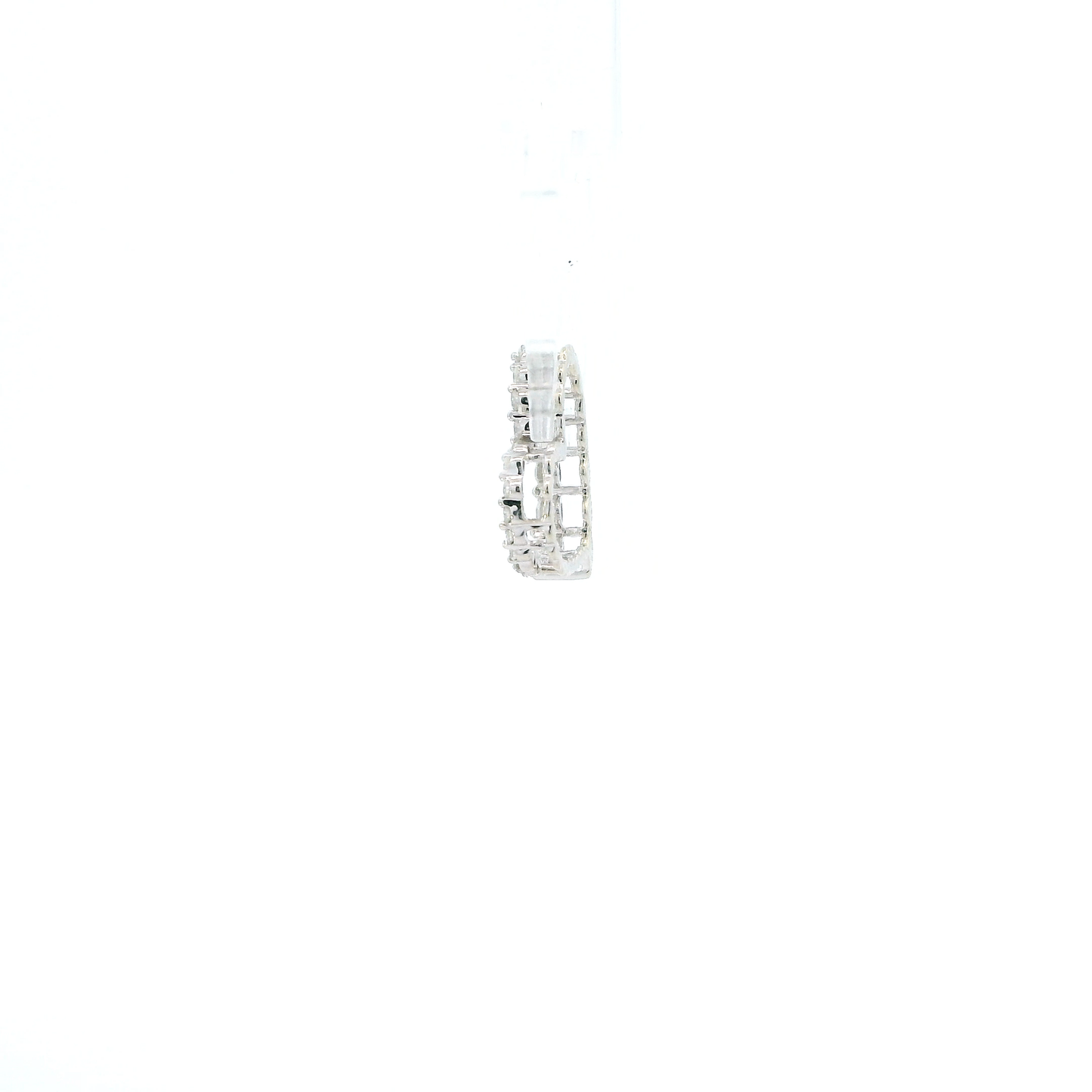 14K Yellow Gold Diamond Heart Pendant - 0.44ct