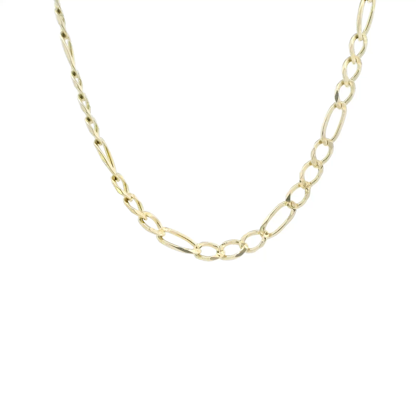 14K Yellow Gold 23" Figaro Chain