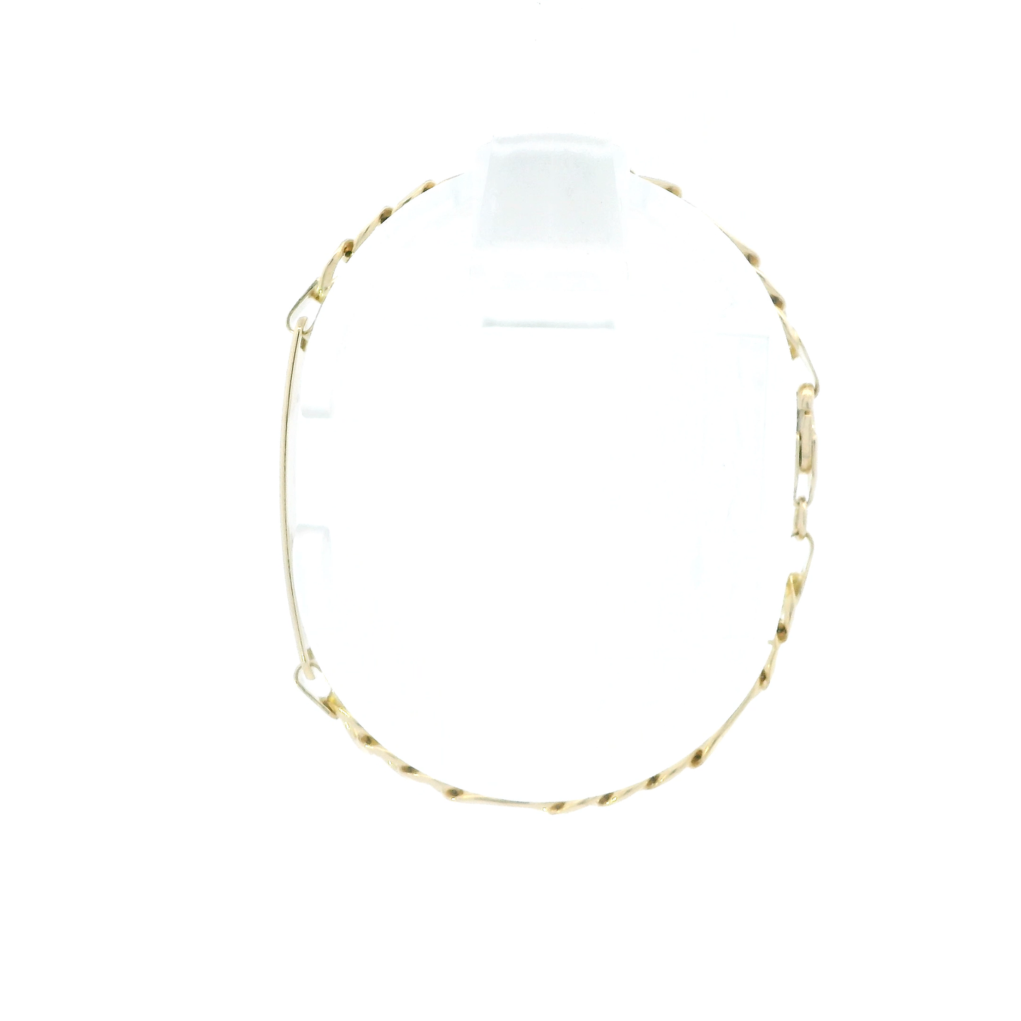 14K Yellow Gold 6" Figaro ID Bracelet