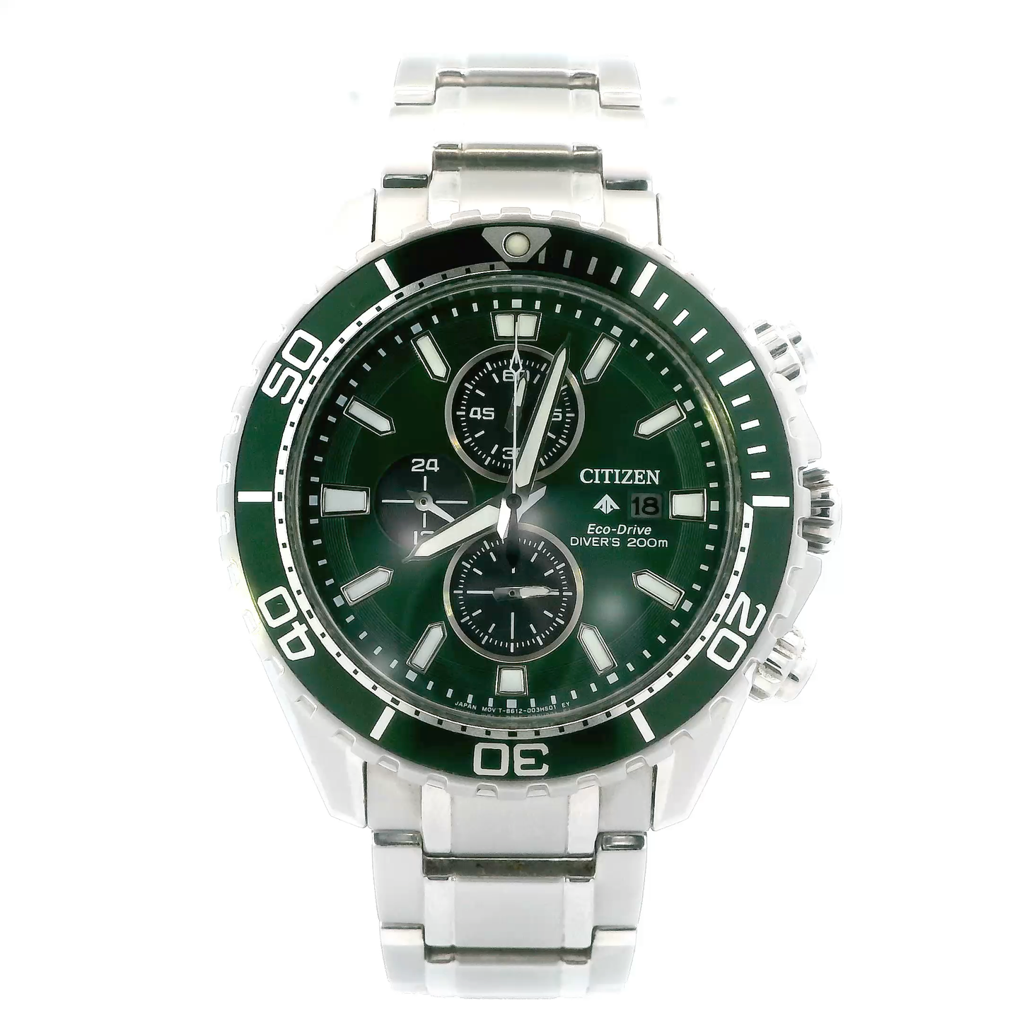 Citizen Eco Drive Chronograph Mens Wristwatch - B612-A19NK01