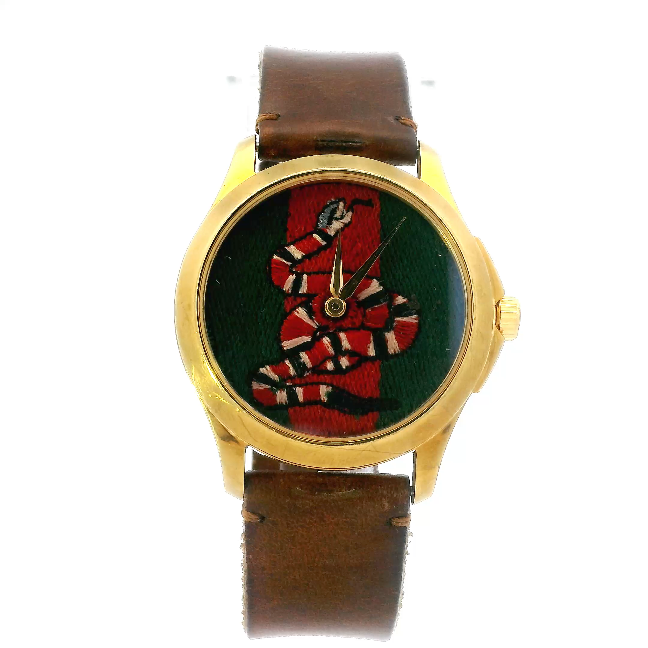 Gucci Le Marche De Merveilles Snake Dial Wristwatch - YA1264012