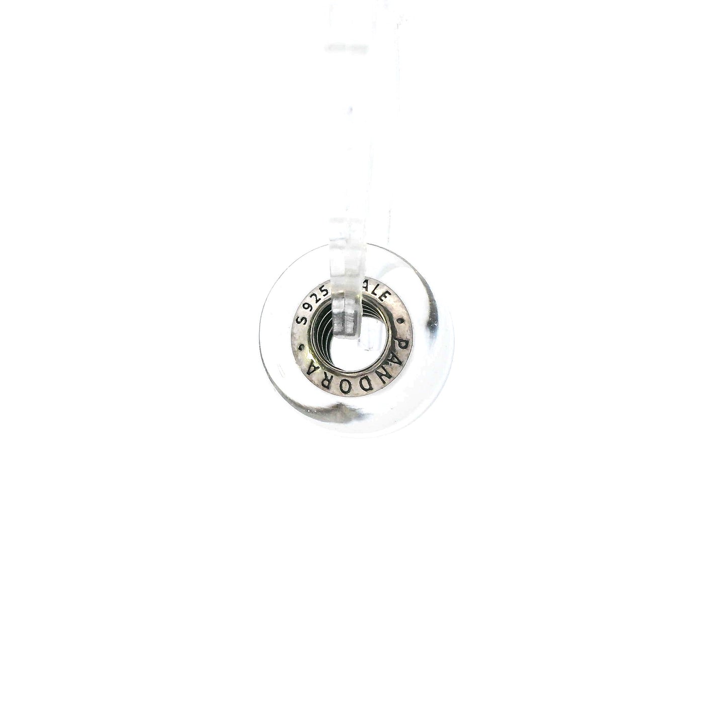 Pandora Silver Opaque Spacer Clip Bead