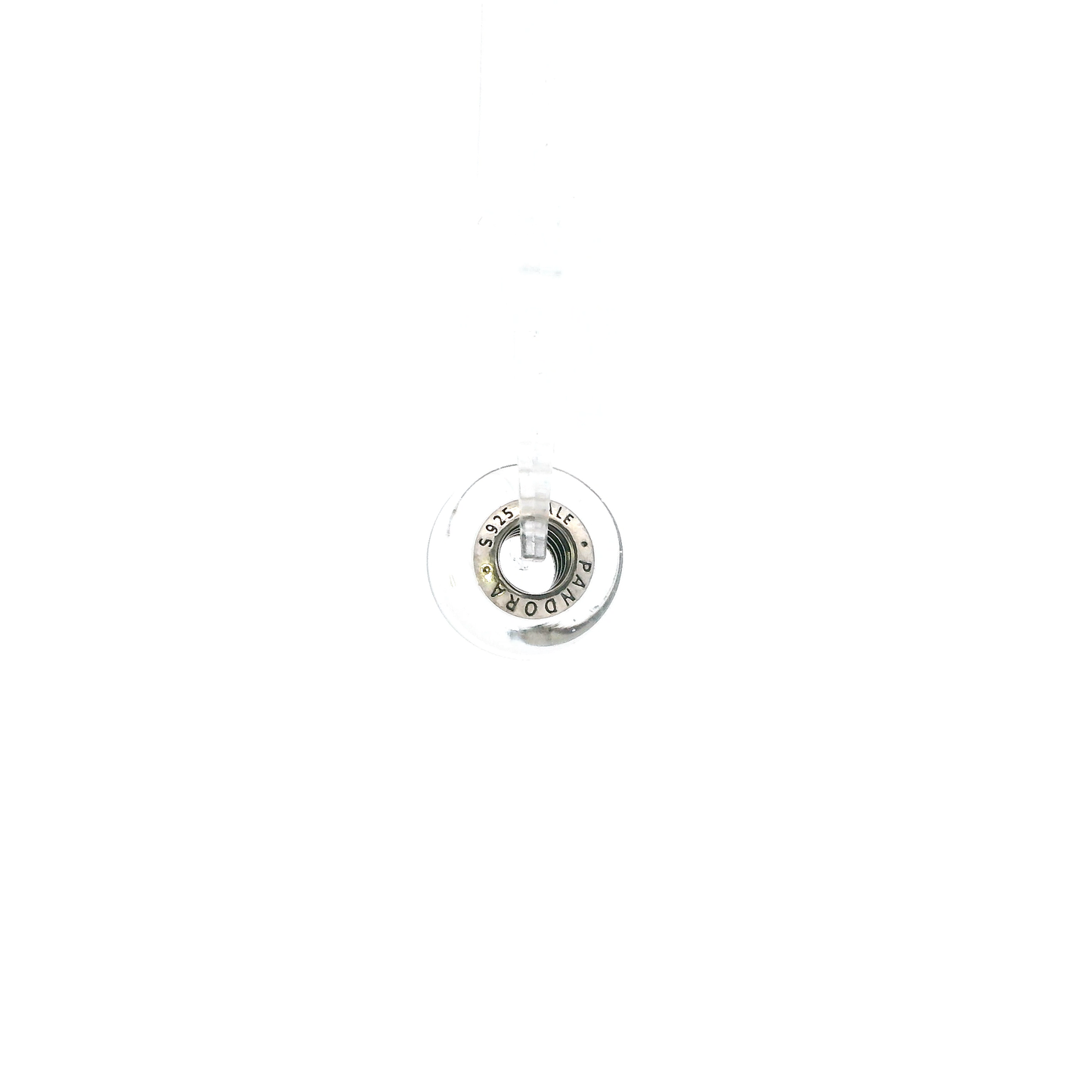 Pandora Silver Opaque Spacer Clip Bead