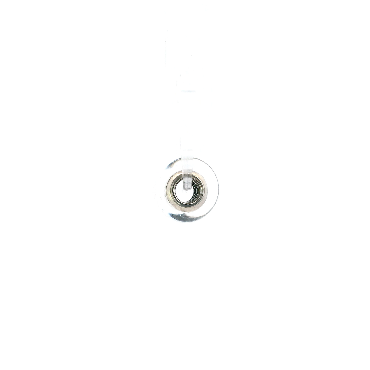 Pandora Silver Opaque Spacer Clip Bead