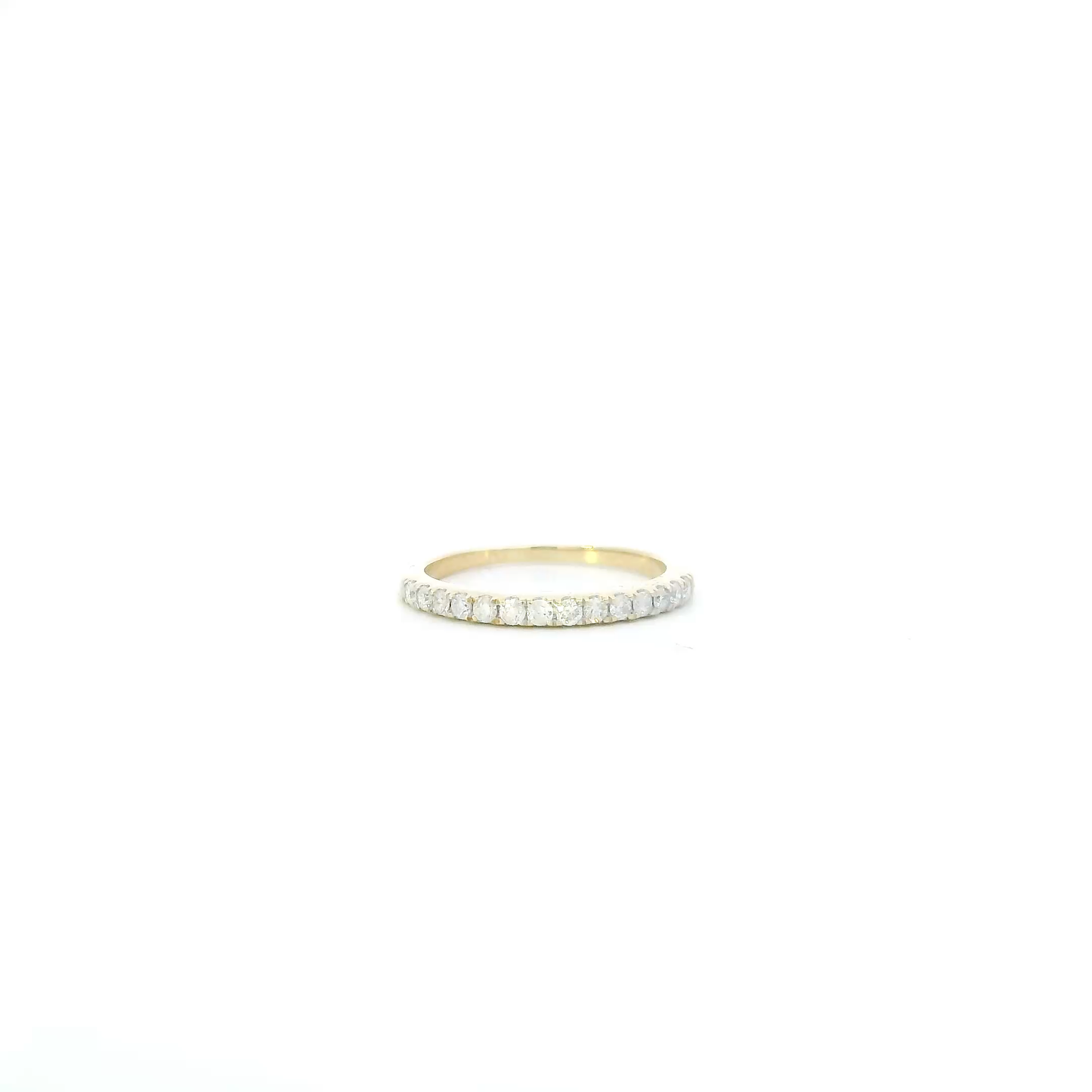 14K Yellow Gold Diamond Womens Ring - 0.21ct