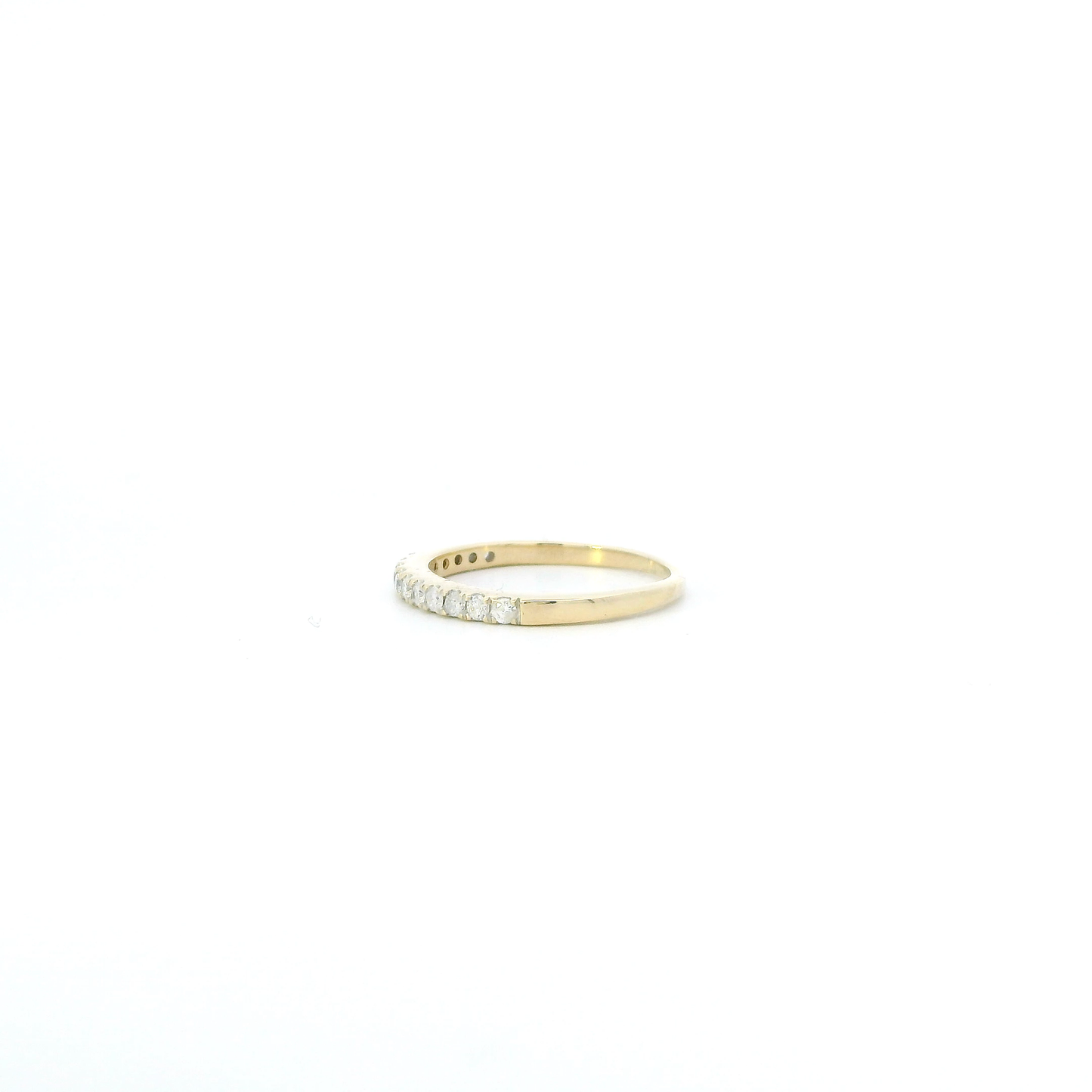 14K Yellow Gold Diamond Womens Ring - 0.21ct