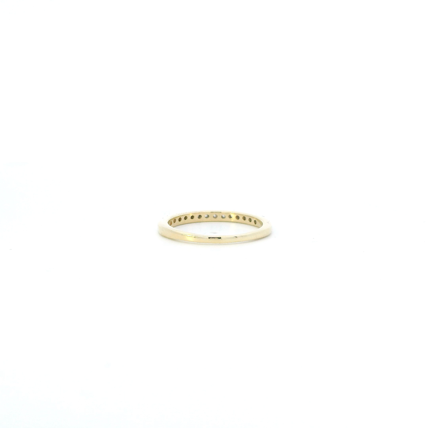 14K Yellow Gold Diamond Womens Ring - 0.21ct