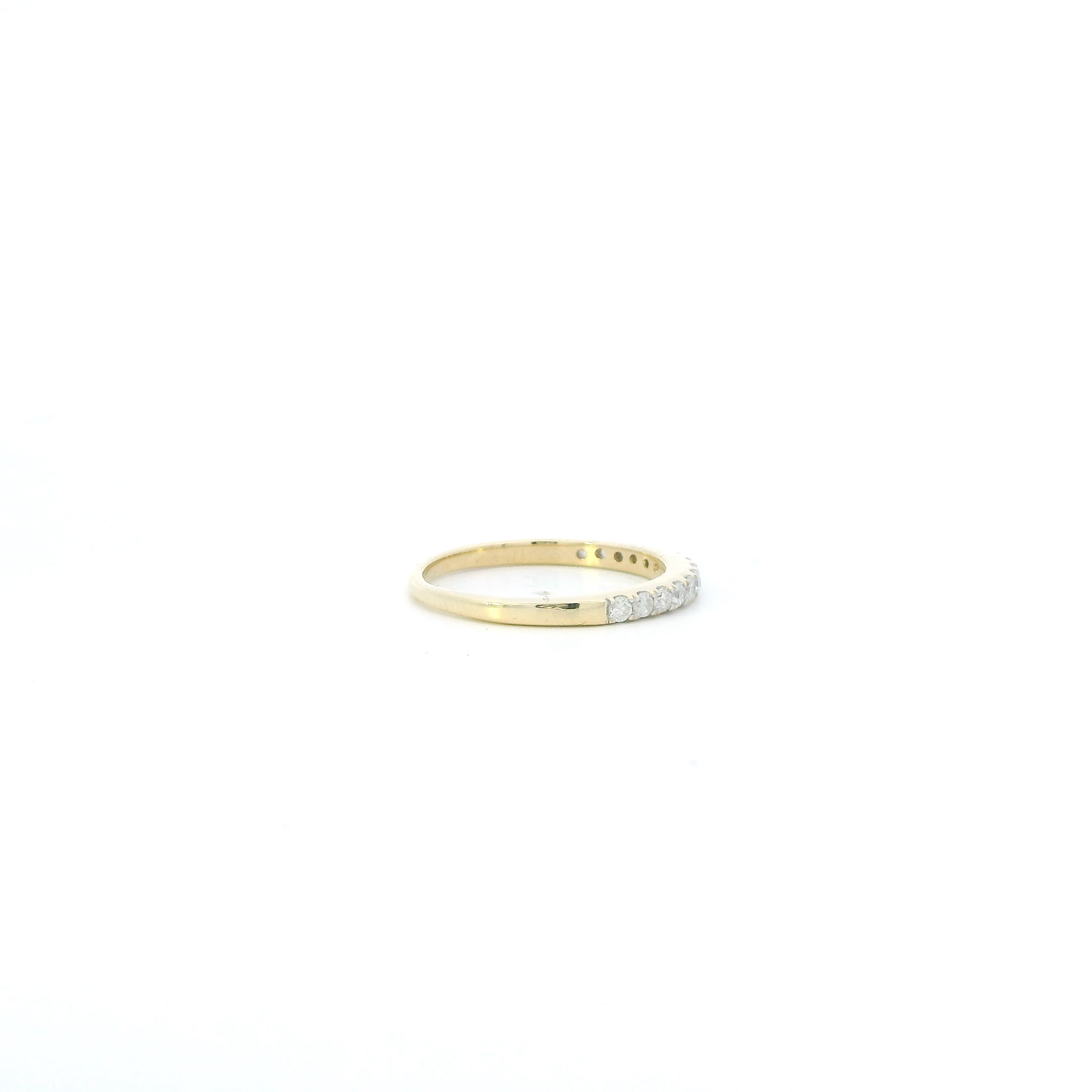 14K Yellow Gold Diamond Womens Ring - 0.21ct