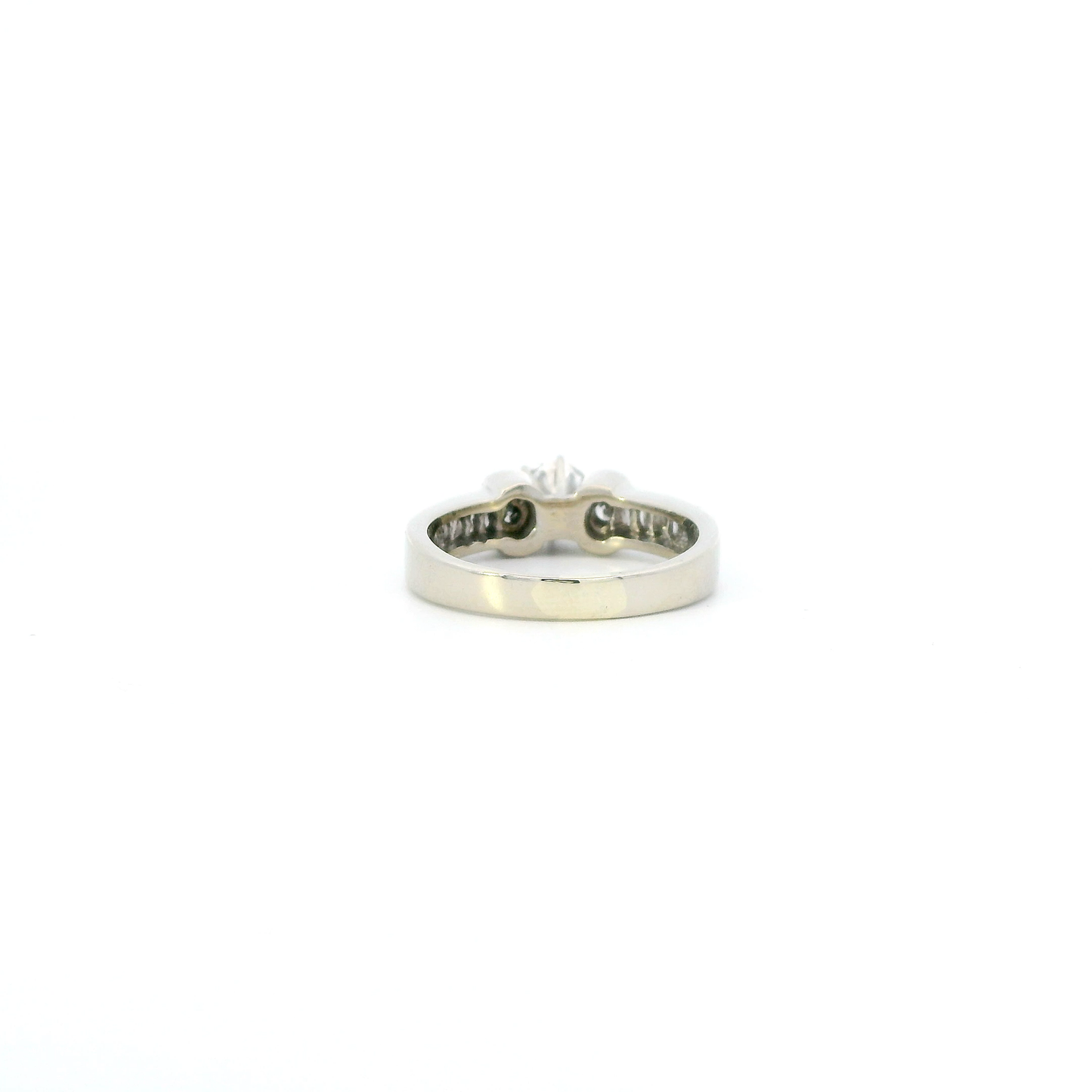 14K White Gold Diamond Womens Ring - 1.09ct