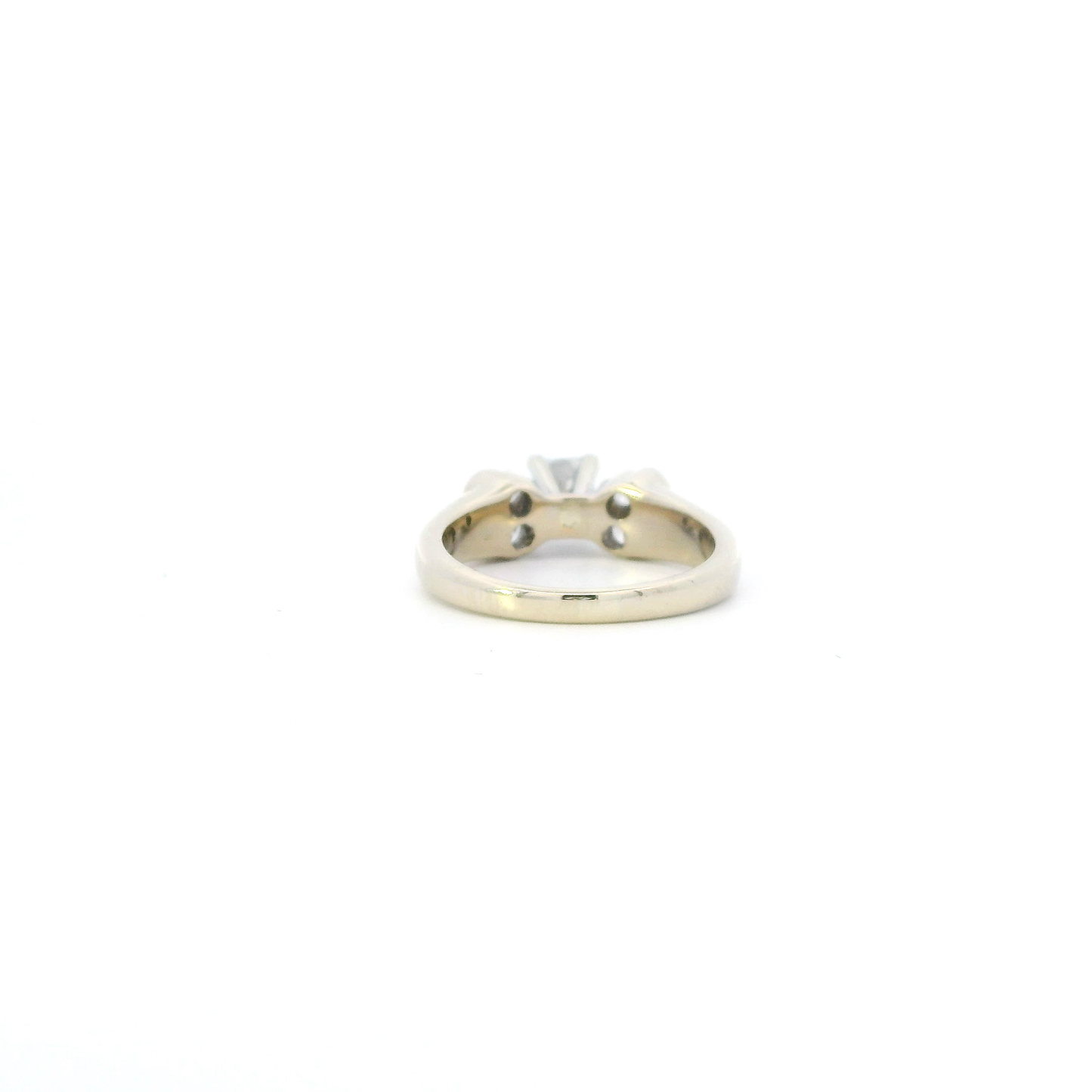 14K White Gold Diamond Womens Ring - 1.10ct