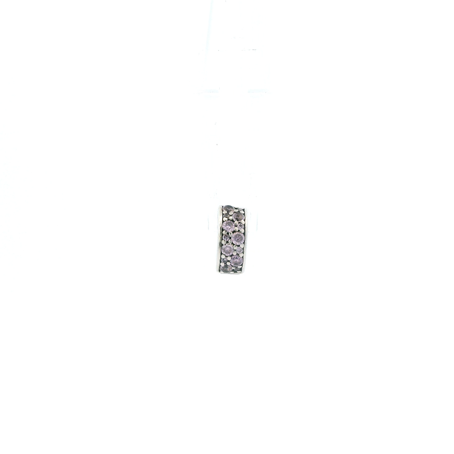 Pandora Silver Spacer Clip Charm Bead
