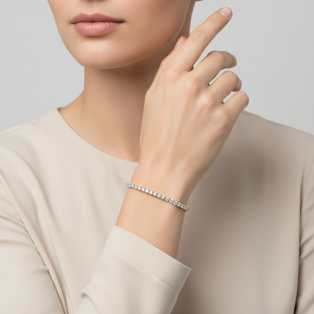 18K White Gold 7.5