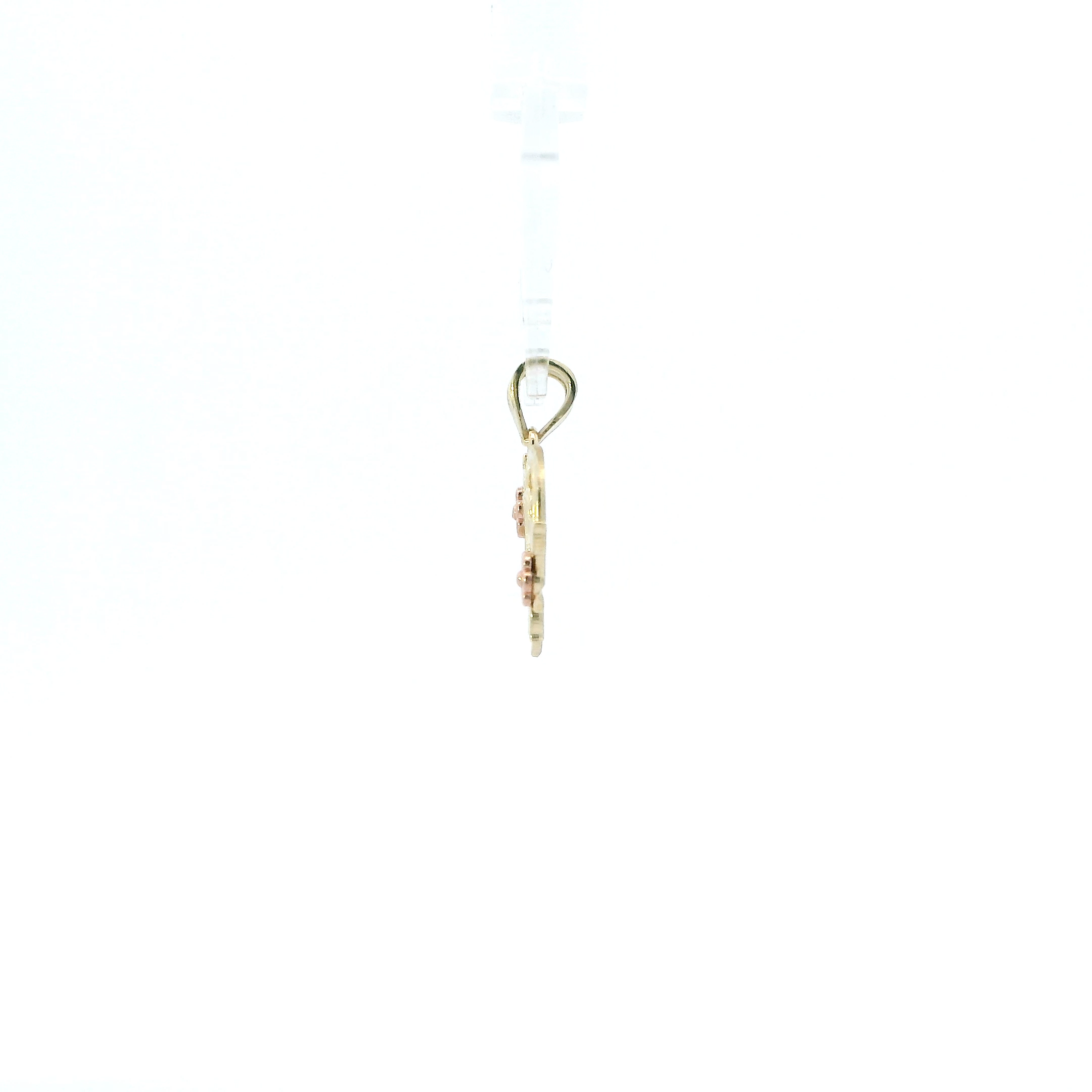 10K Yellow & Rose Gold Letter 