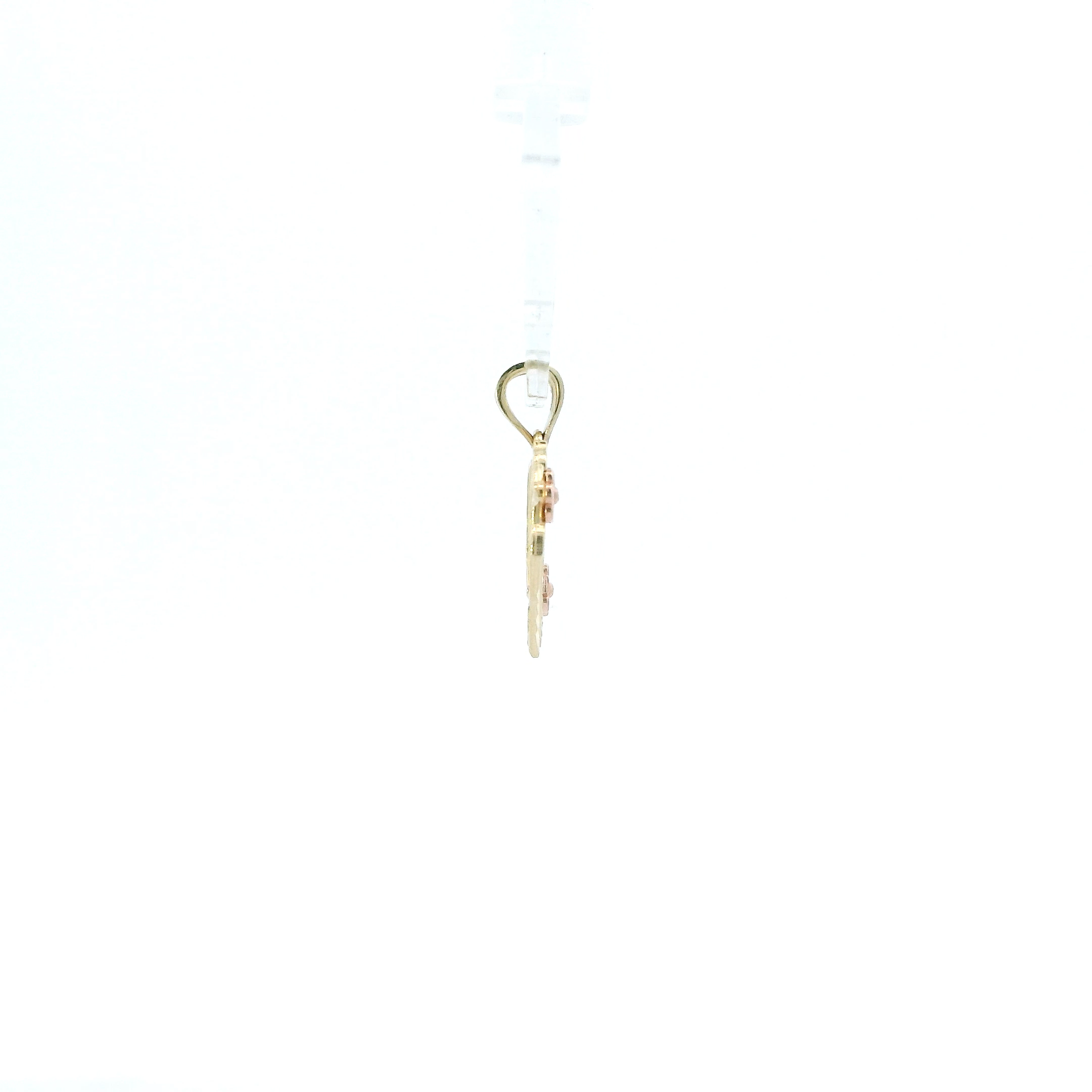 10K Yellow & Rose Gold Letter 