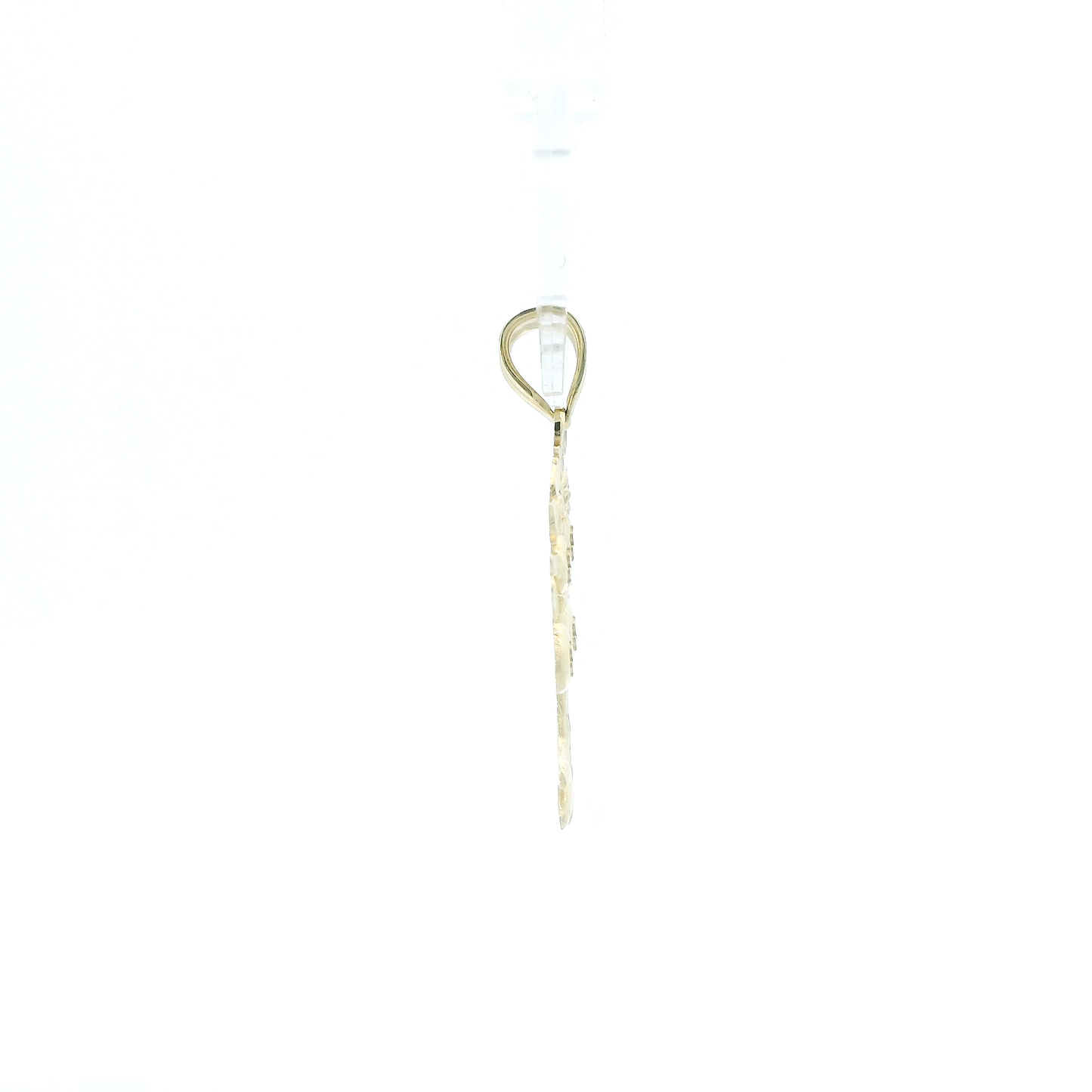 10K Yellow Gold Diamond Cut Money Tree Pendant